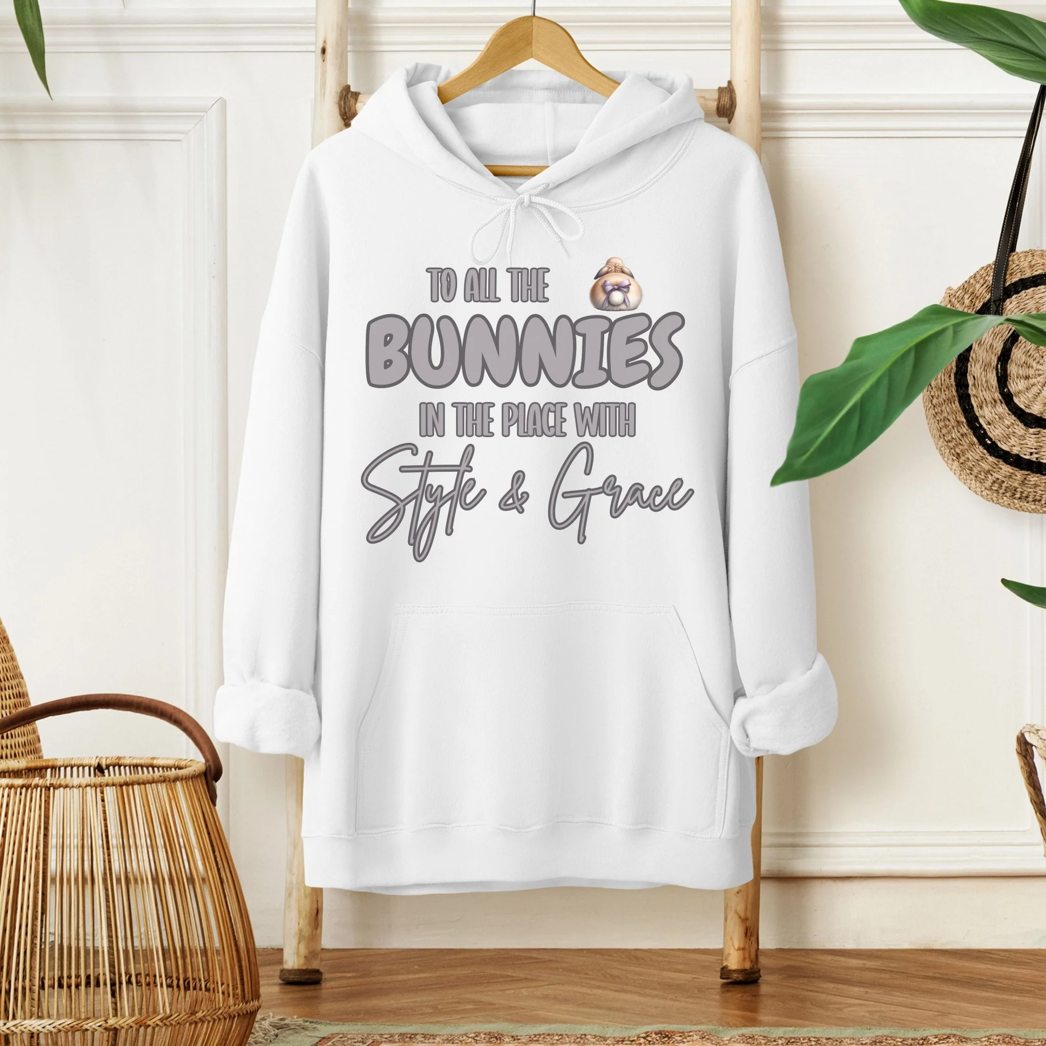 To All the Bunnies with Style and Grace Unisex Hoodie - Image 4