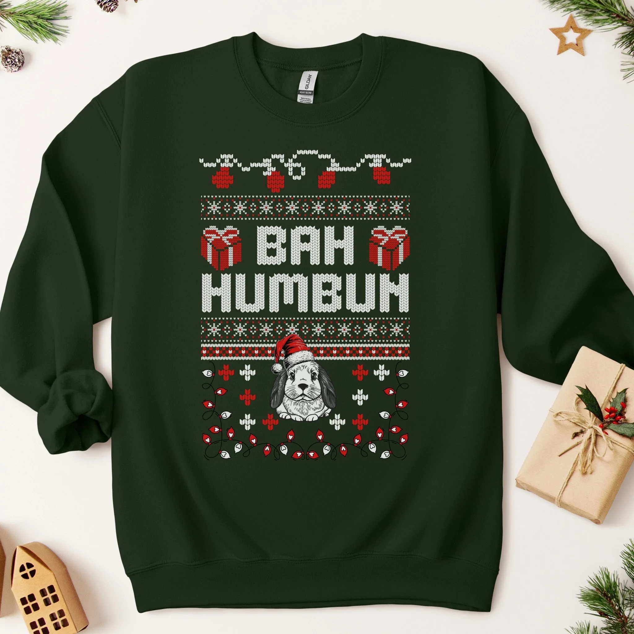 Bah Humbun Unisex Sweatshirt - Image 4