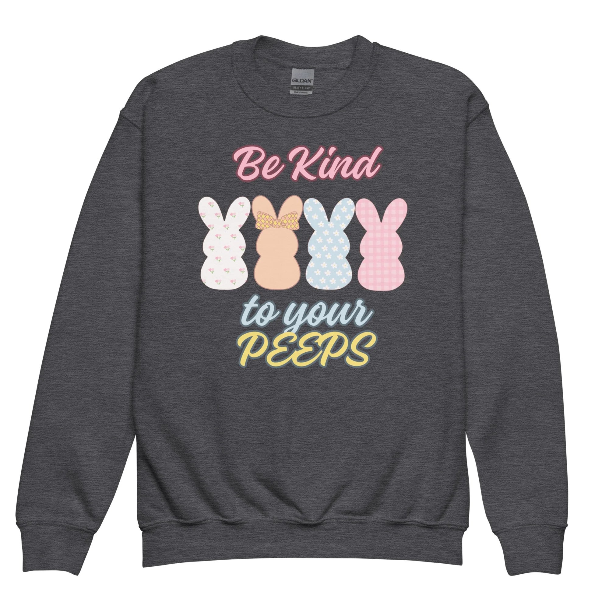 Be Kind Youth Crewneck Sweatshirt - Image 4