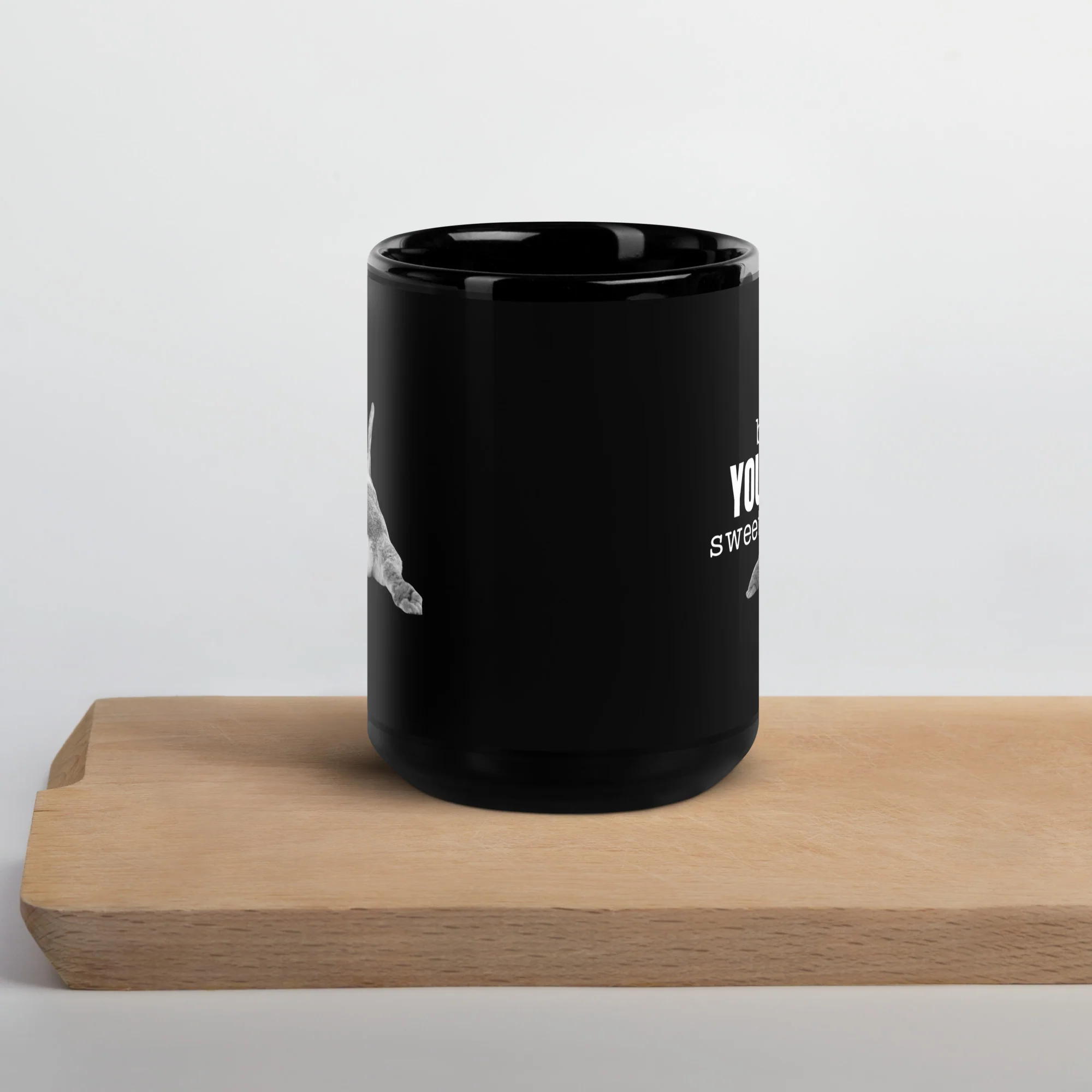 Bet Your Sweet . . . Black Glossy Mug - Image 3