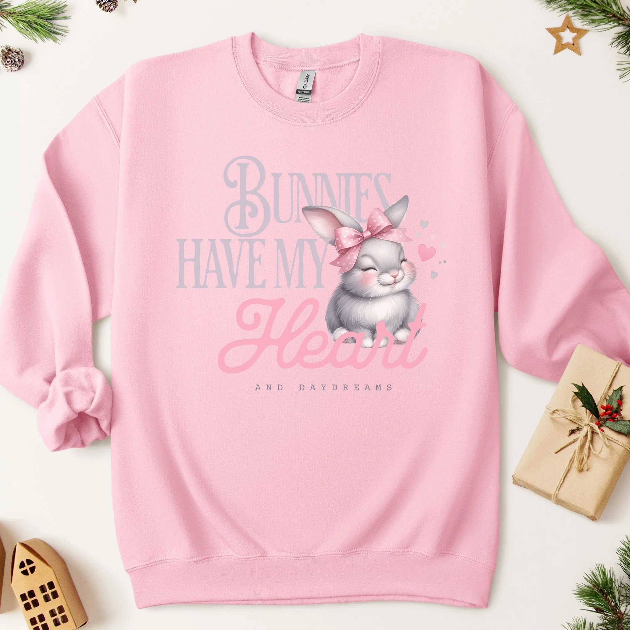 Bunnies Have My Heart Unisex Sweatshirt - Image 4