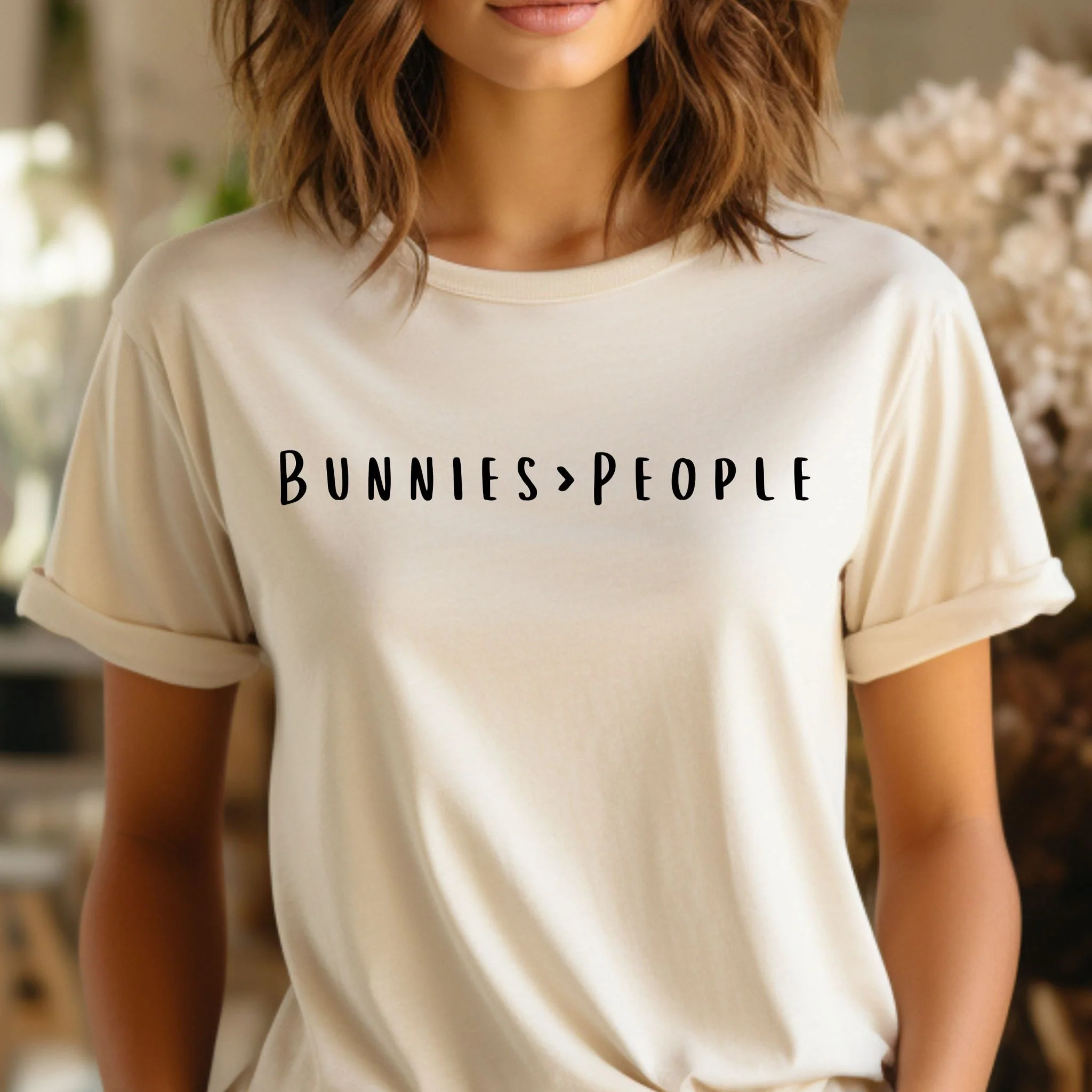 Bunnies > People Unisex T-Shirt - Image 3