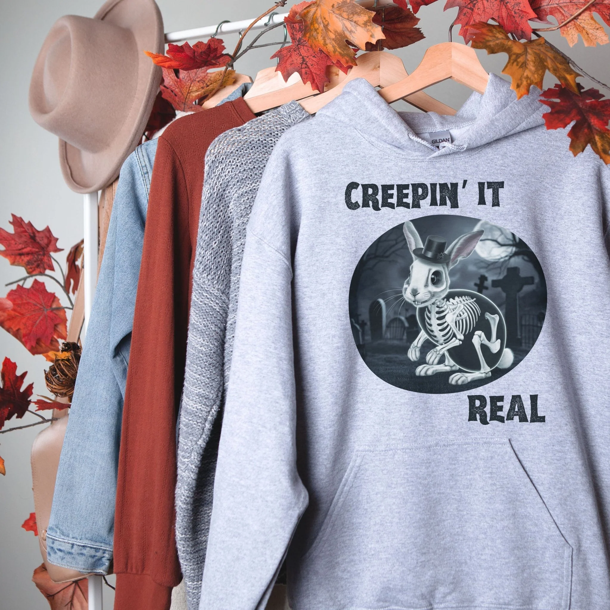 Creepin' It Real Unisex Hoodie - Image 2