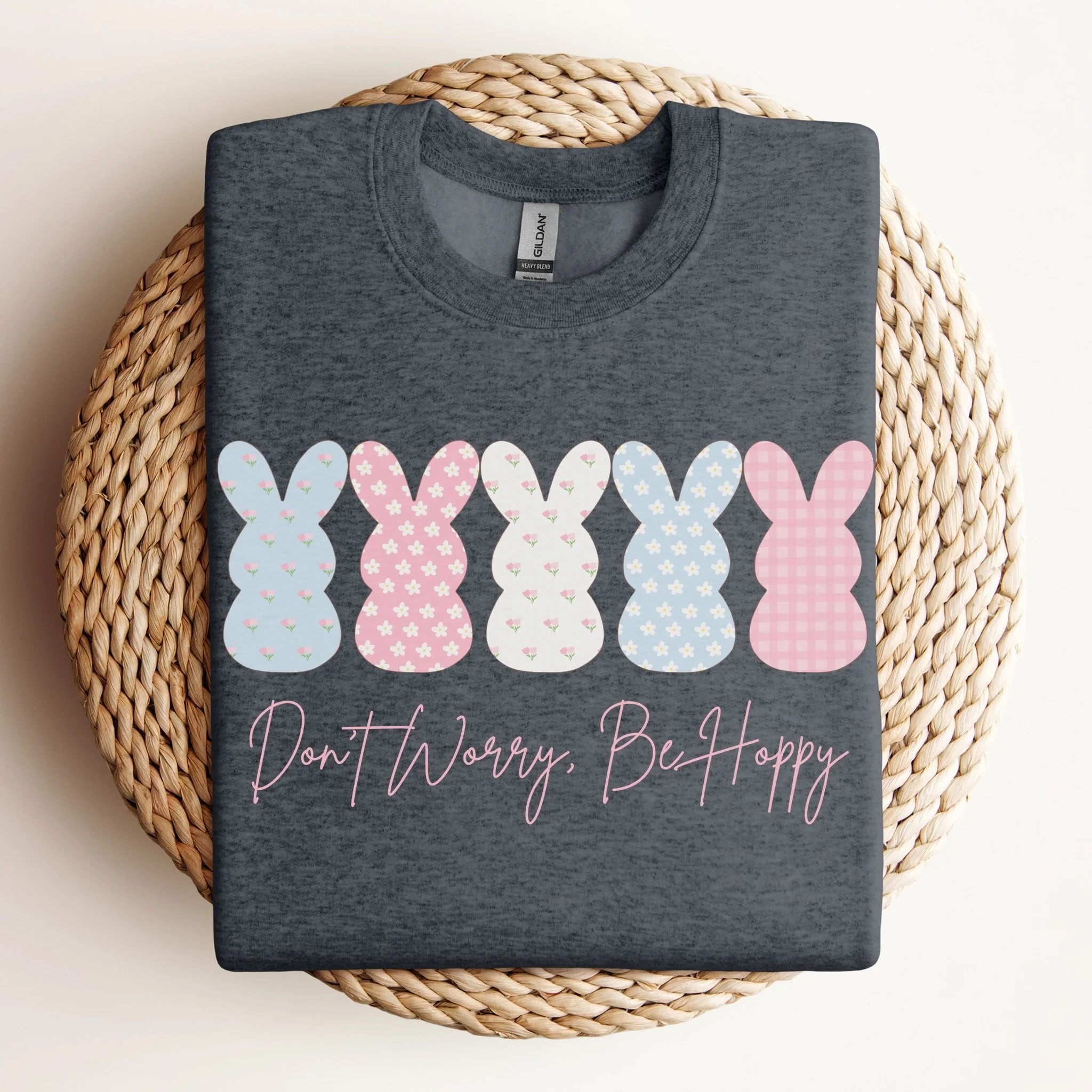 Don't Worry, Be Hoppy Unisex Sweatshirt - Image 4