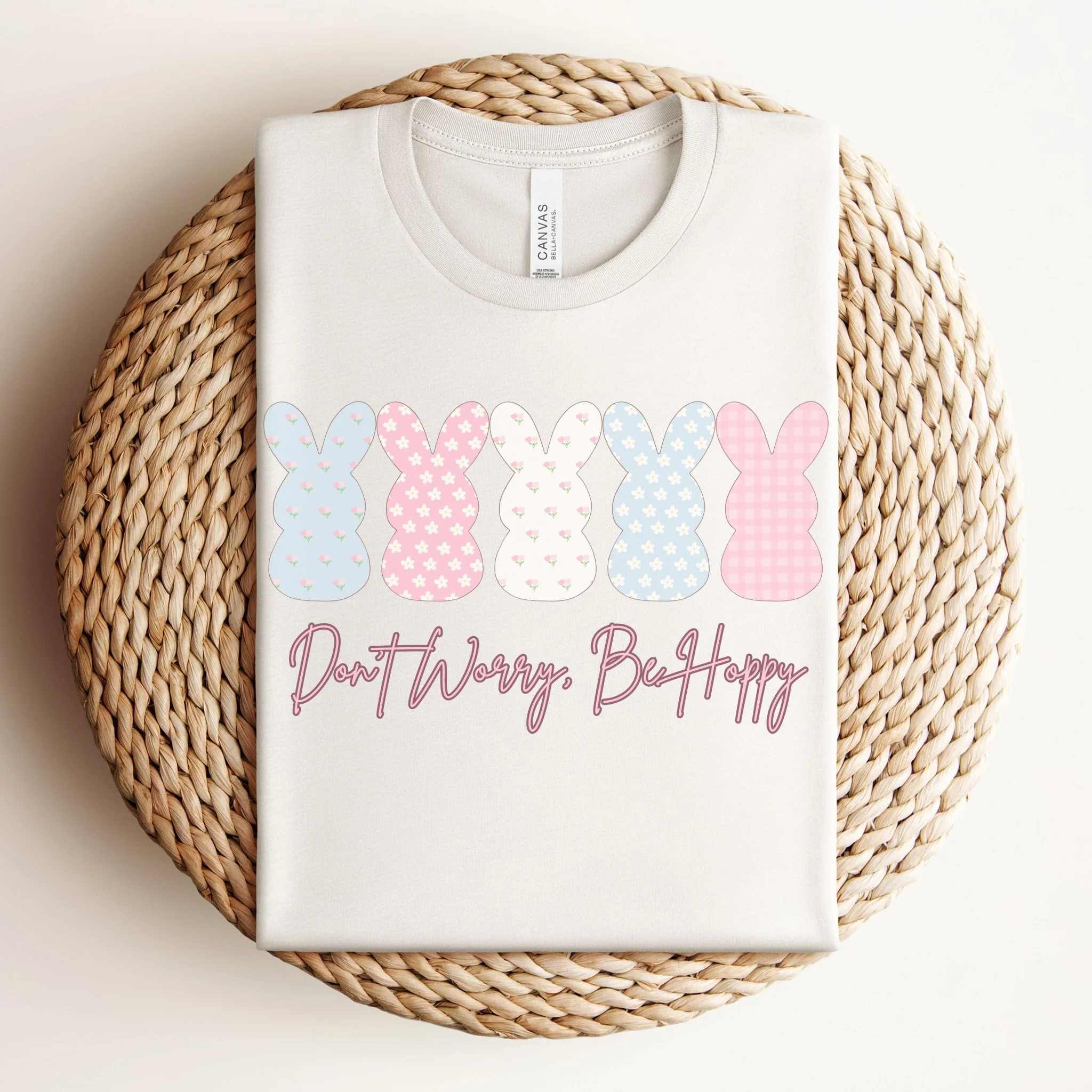 Don't Worry, Be Hoppy Unisex T-Shirt - Image 2