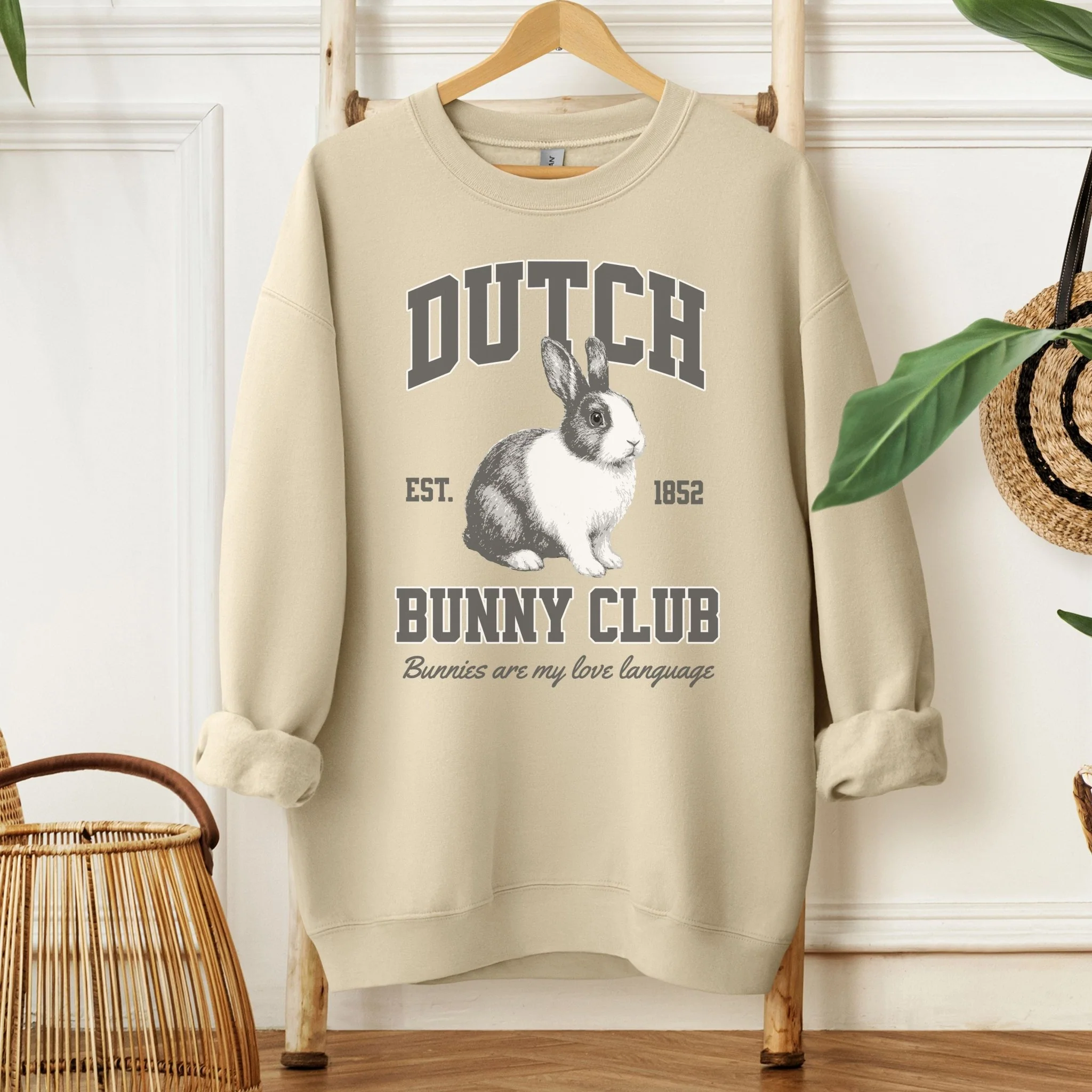 Dutch Bunny Club Unisex Sweatshirt - Image 6