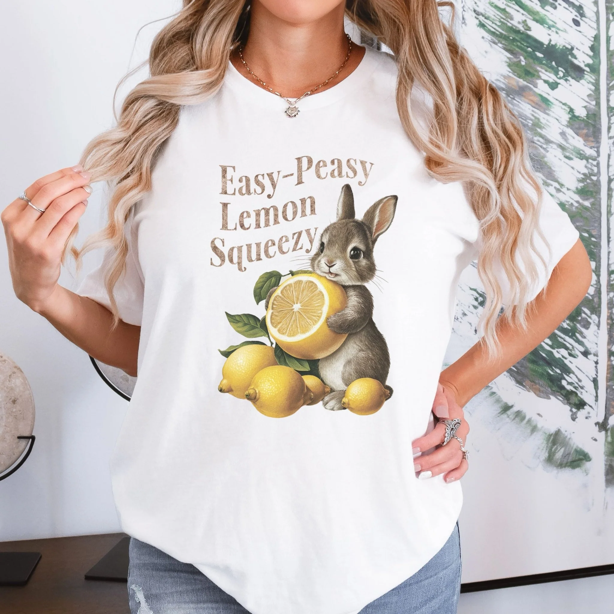 Easy-Peasy Lemon Squeezy Unisex T-Shirt - Image 2