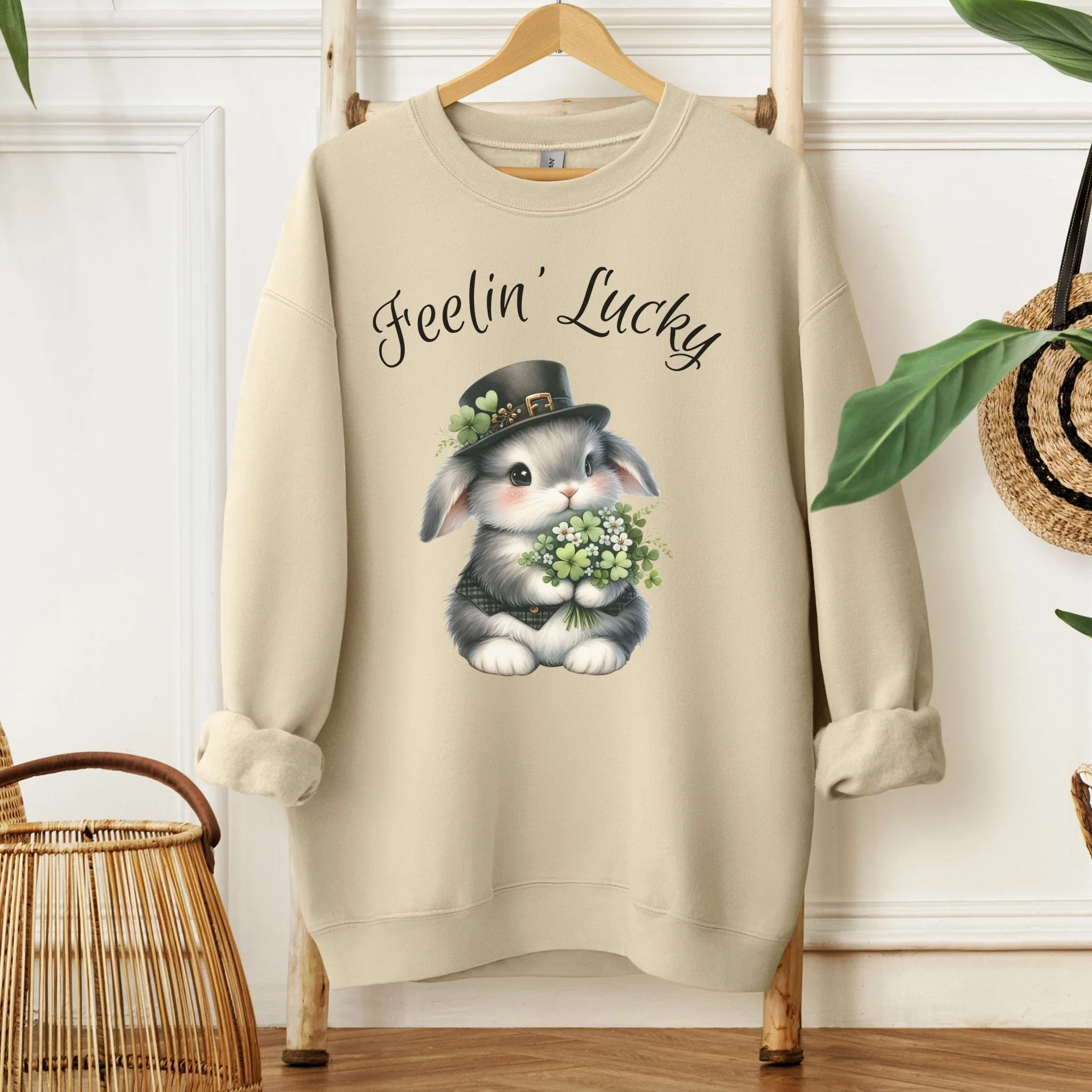 Feelin' Lucky Unisex Sweatshirt - Image 5