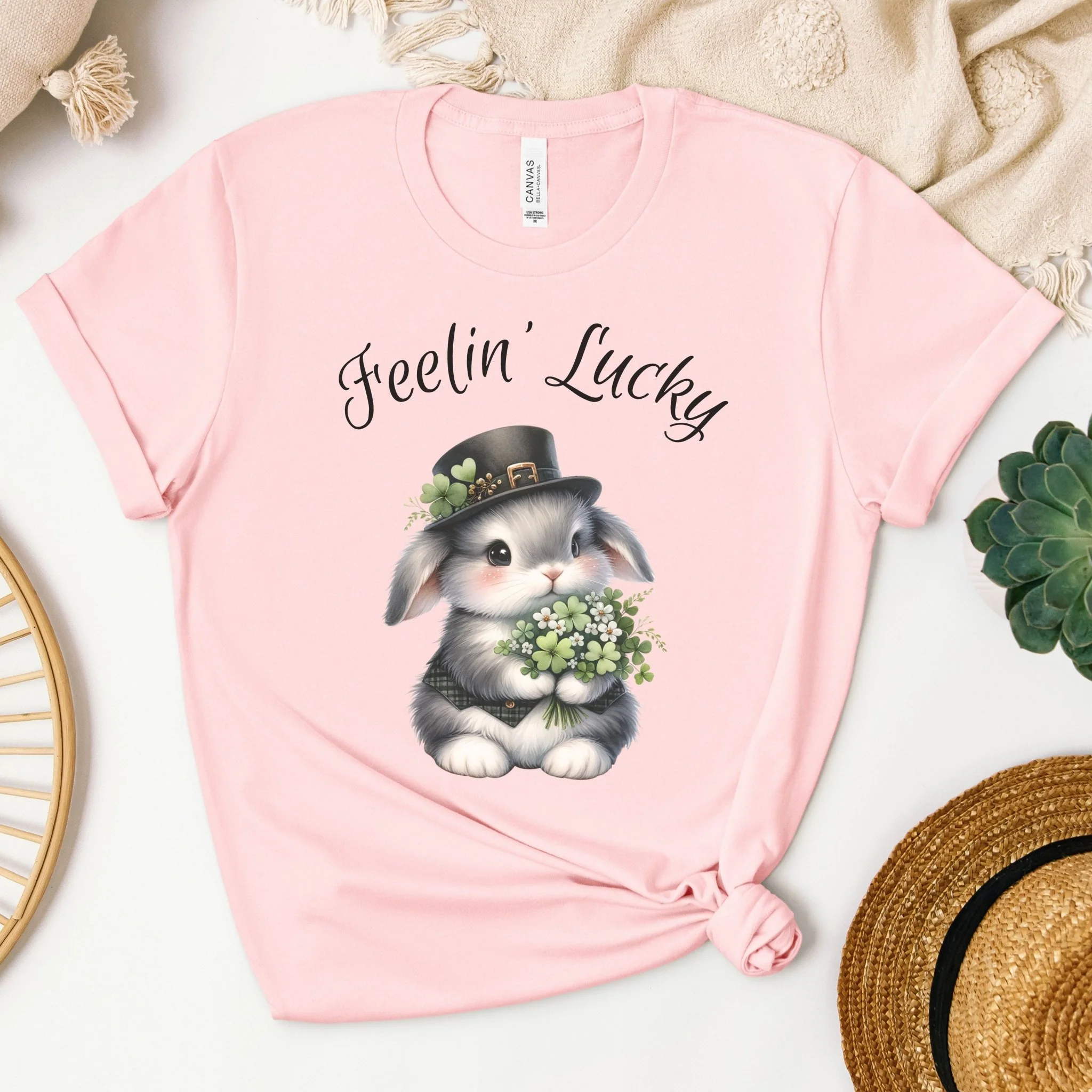 Feelin' Lucky Unisex T-Shirt - Image 4