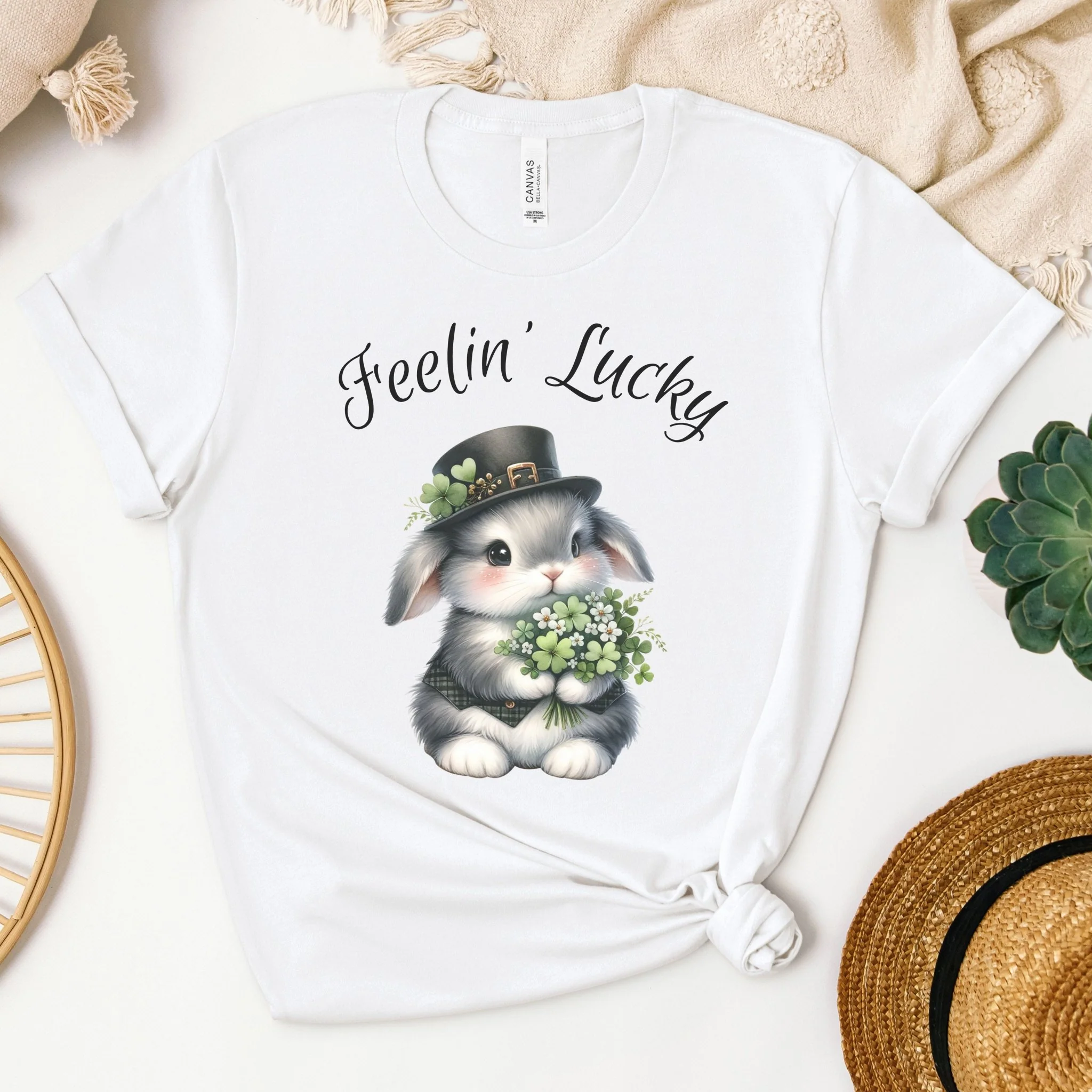 Feelin' Lucky Unisex T-Shirt - Image 6