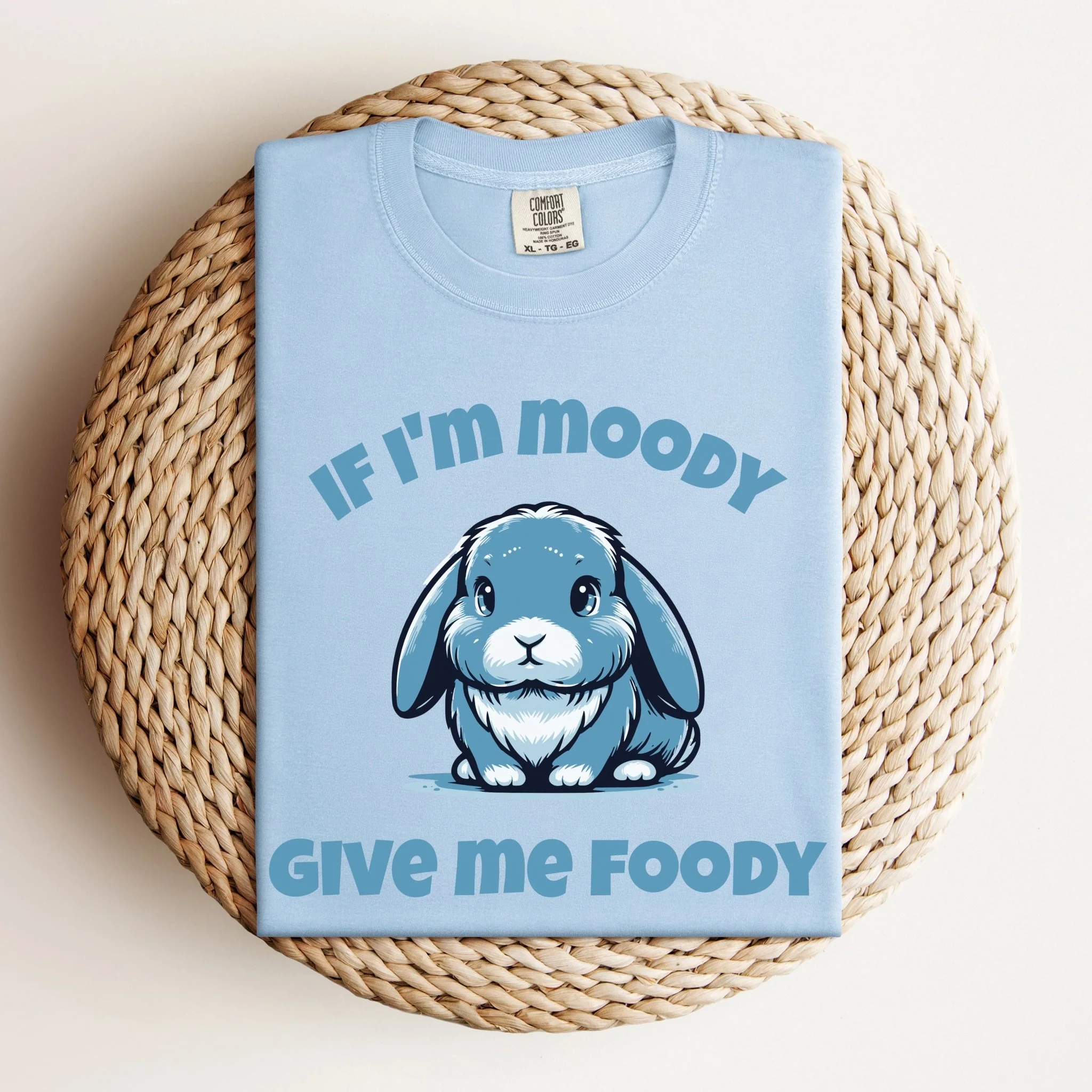 Give Me Foody Unisex Garment-dyed Heavyweight T-Shirt - Image 6
