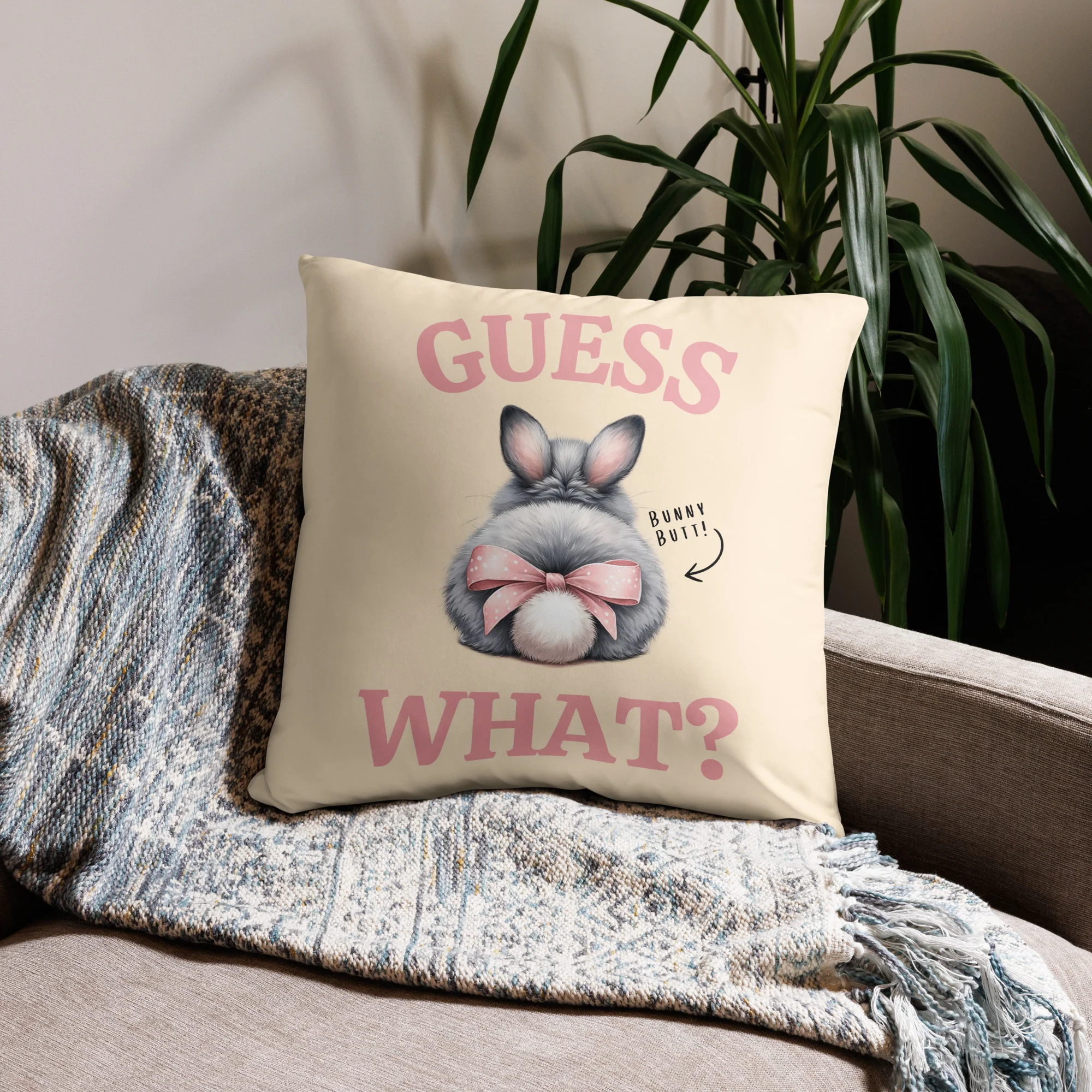 Guess What! Bunny Butt! Pillow - Image 5