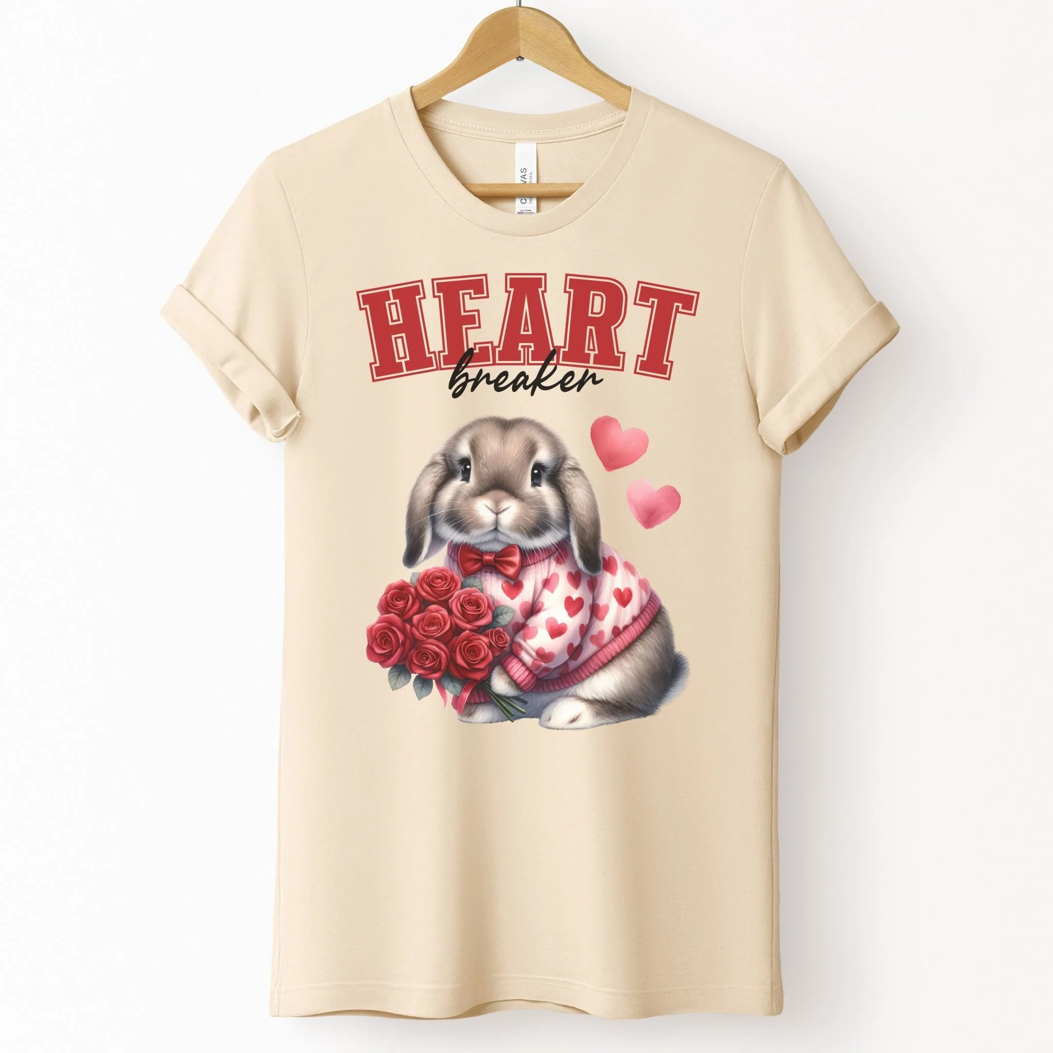 Heartbreaker-Lop Design Unisex T-Shirt - Image 6