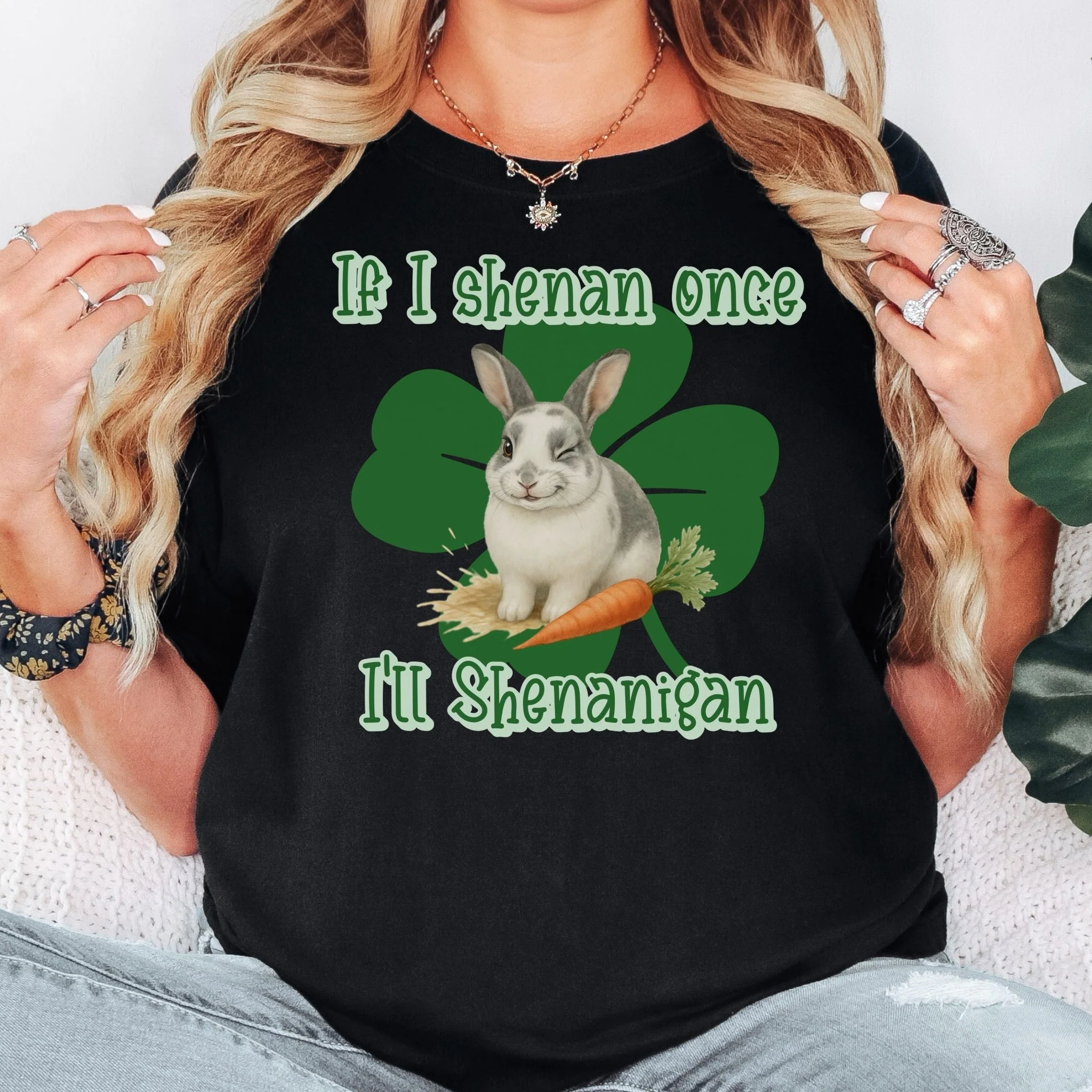 I'll Shenanigan Unisex Garment-dyed Heavyweight T-Shirt - Image 2