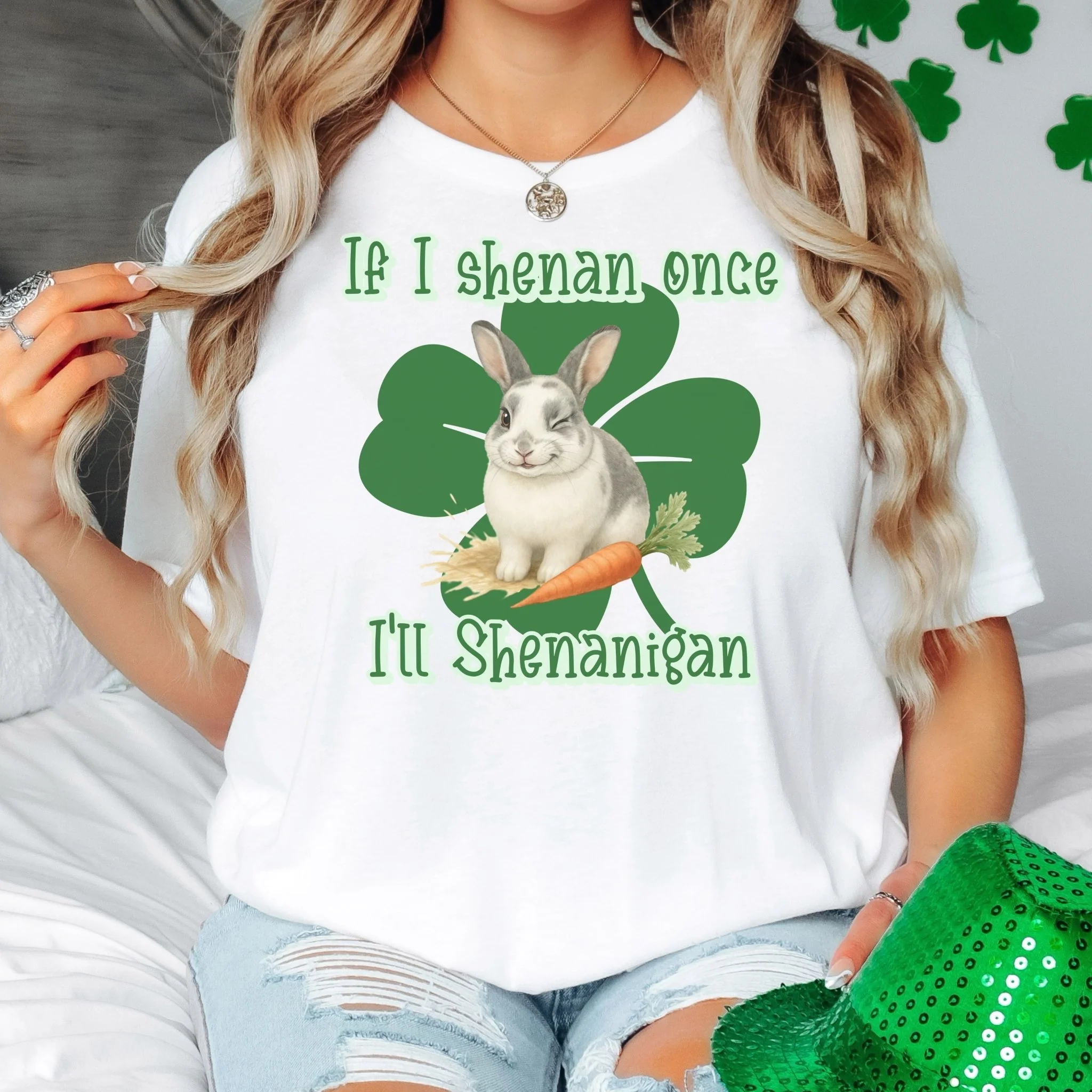 I'll Shenanigan Unisex Garment-dyed Heavyweight T-Shirt - Image 4