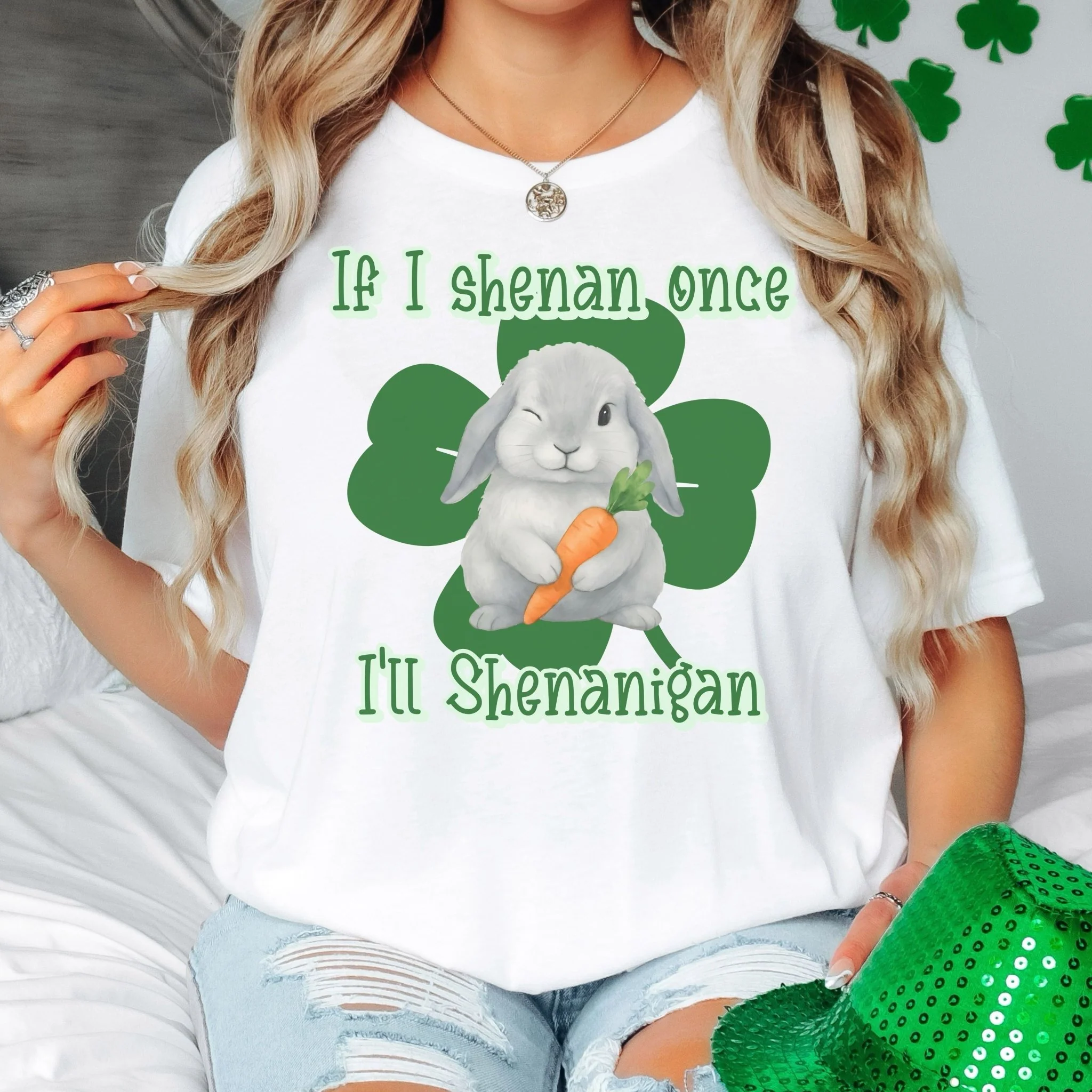 I'll Shenanigan Unisex Garment-dyed Heavyweight T-Shirt - Image 5