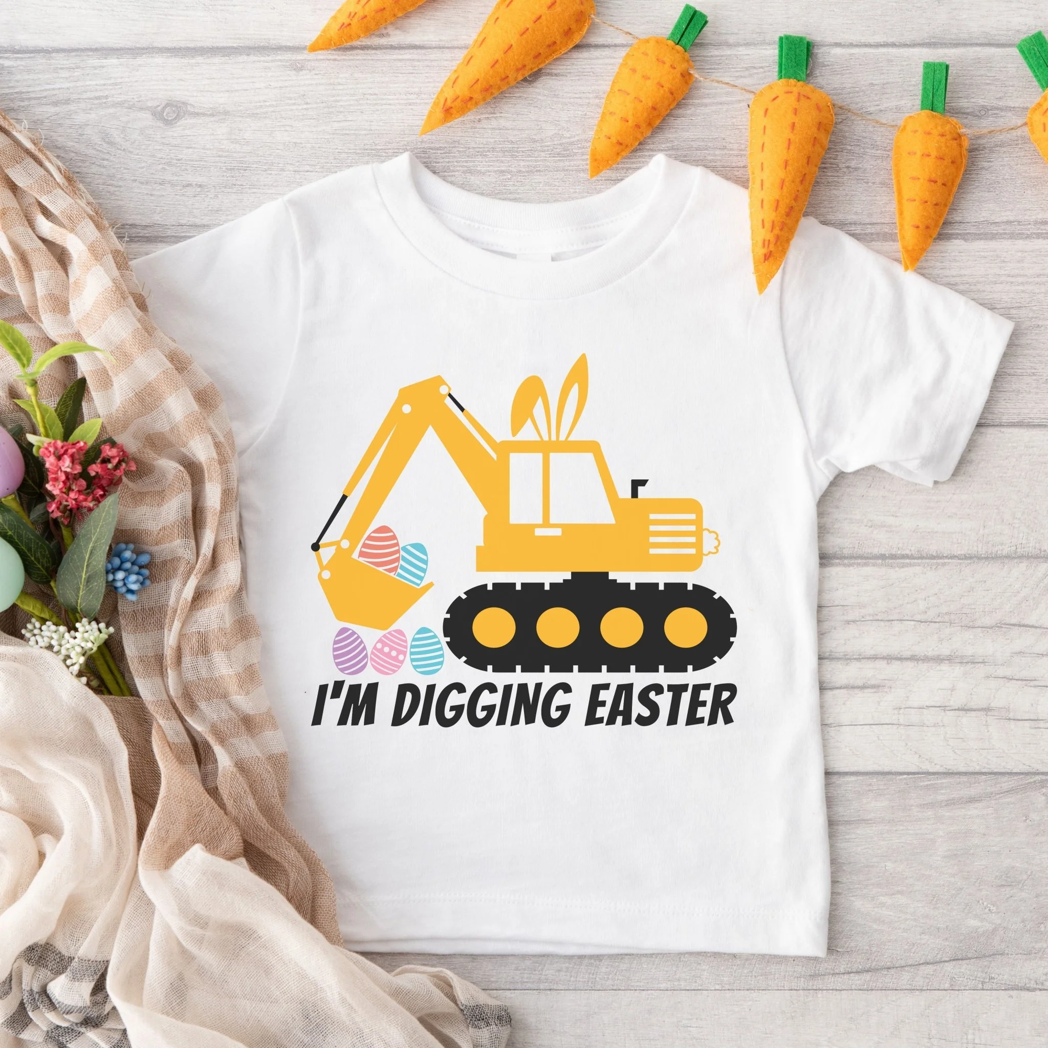 I'm Digging Easter Baby Jersey Short Sleeve Tee