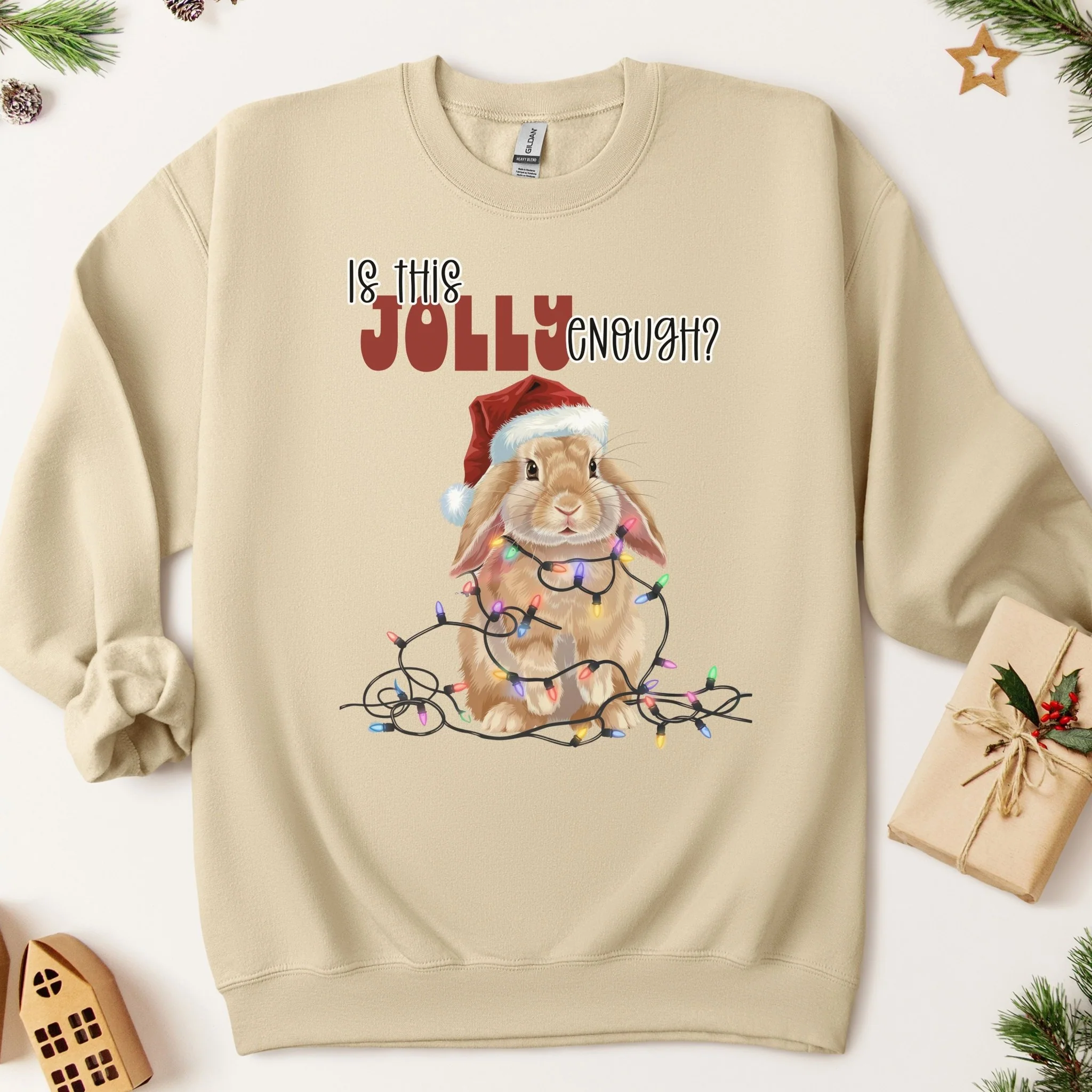 Is This Jolly Enough Unisex Sweatshirt - Image 4