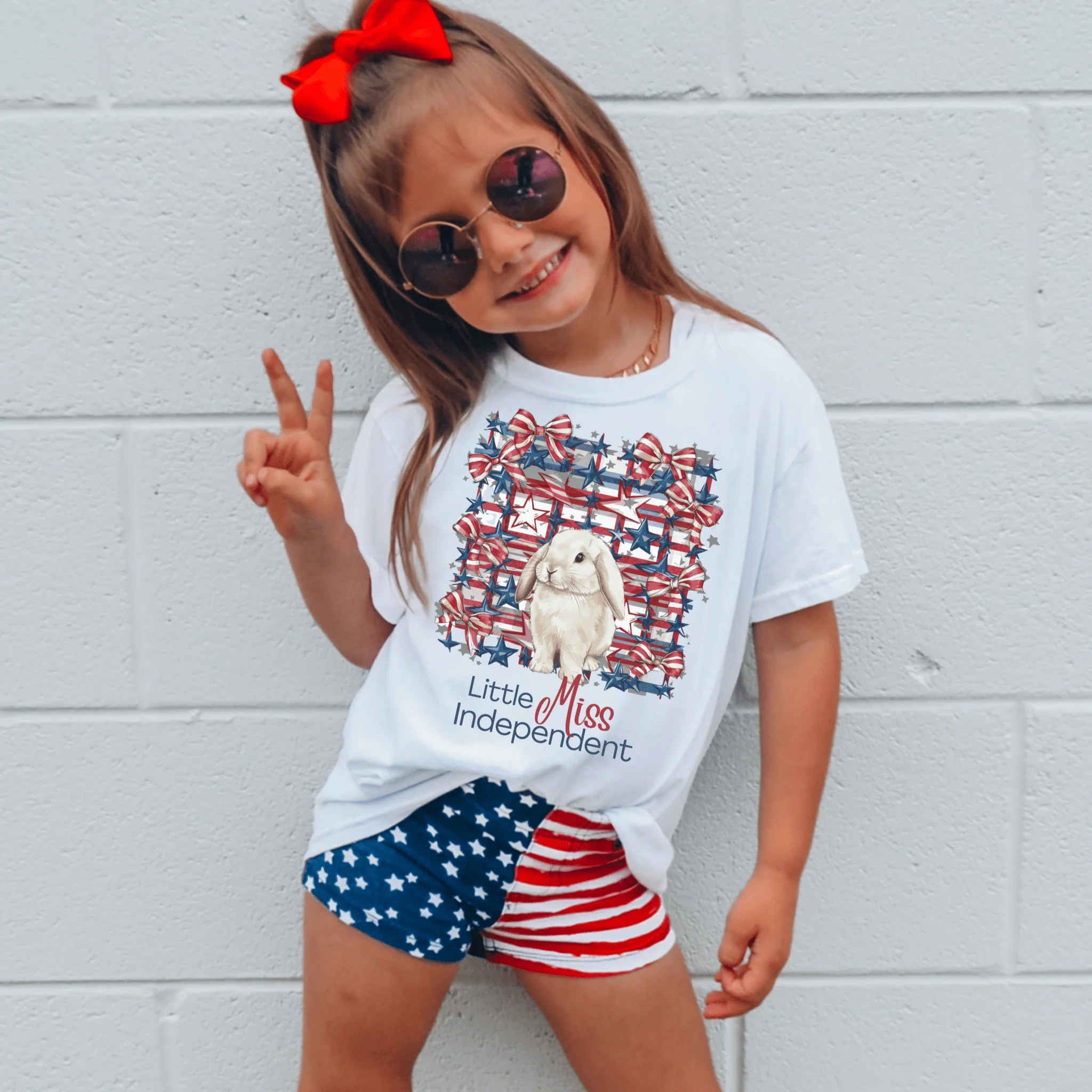 Little Miss Independent Toddler Short Sleeve Tee - Image 2