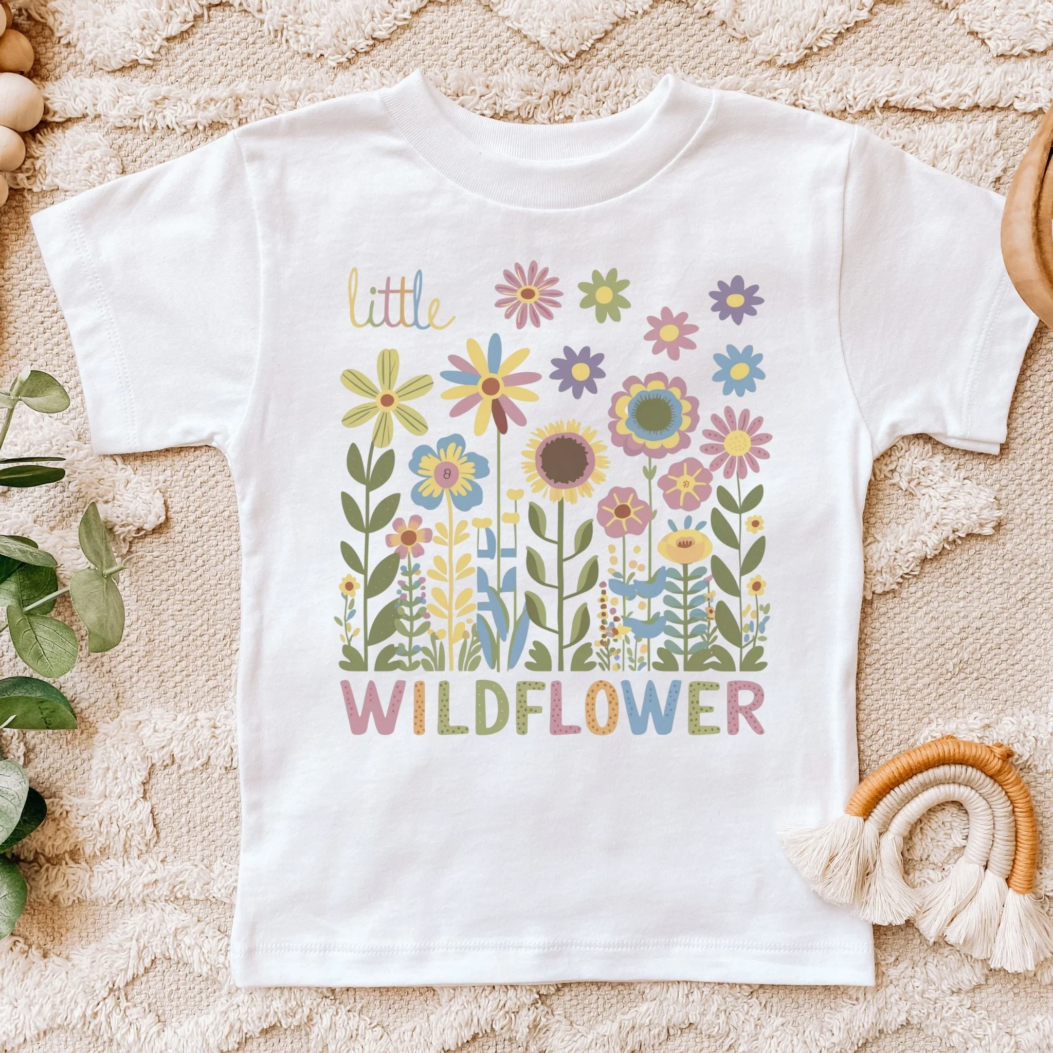 Little Wildflower Toddler Short Sleeve Tee - Image 2