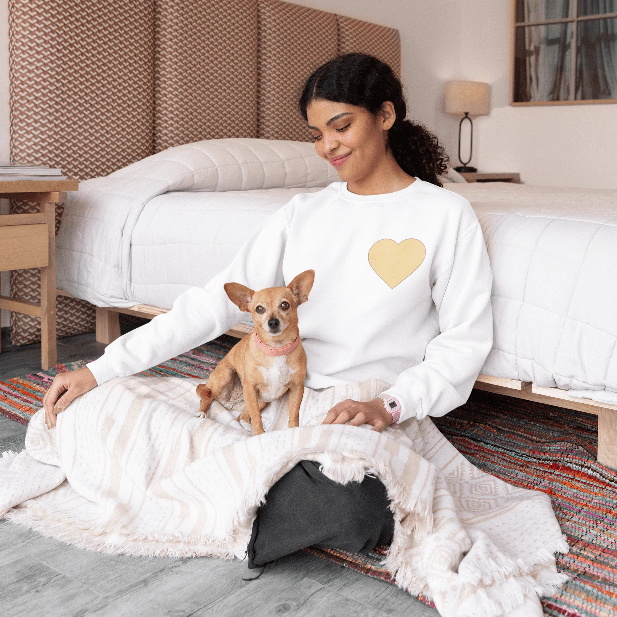 Loves Bunnies, Tolerates People Unisex Sweatshirt - Image 3