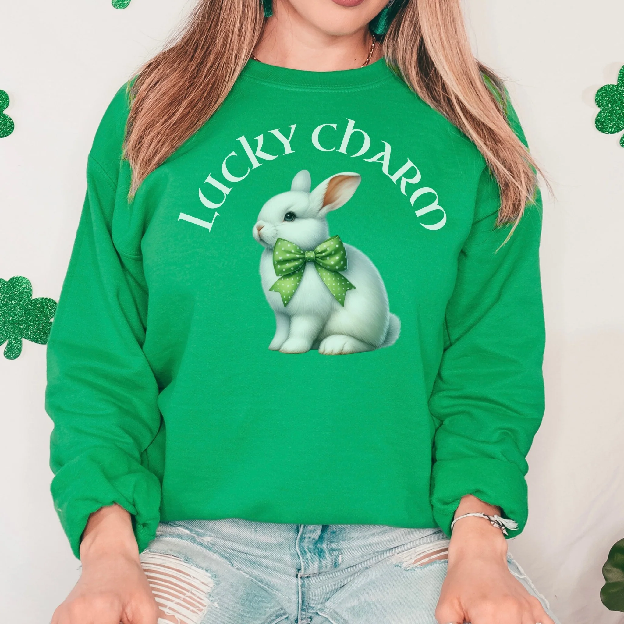Lucky Charm Unisex Sweatshirt - Image 2