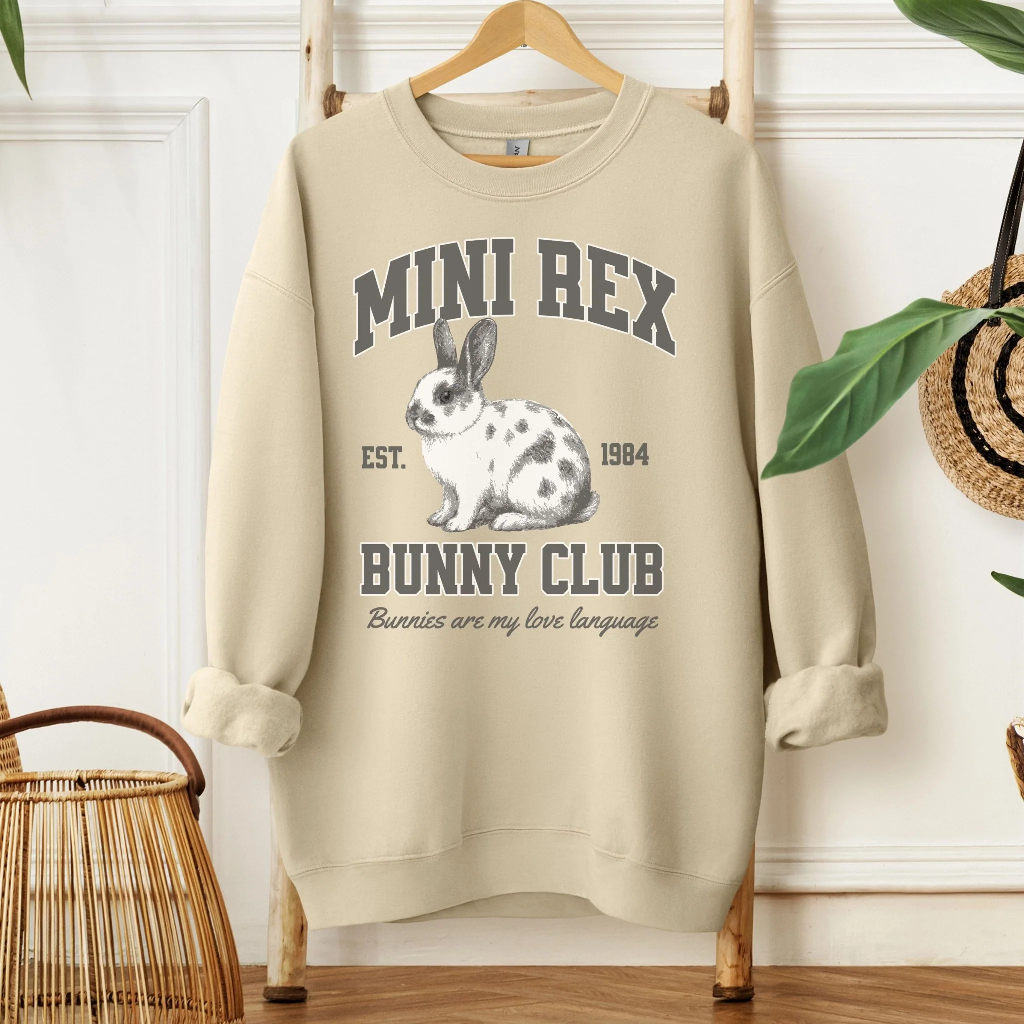 Mini Rex Bunny Club Unisex Sweatshirt - Image 8