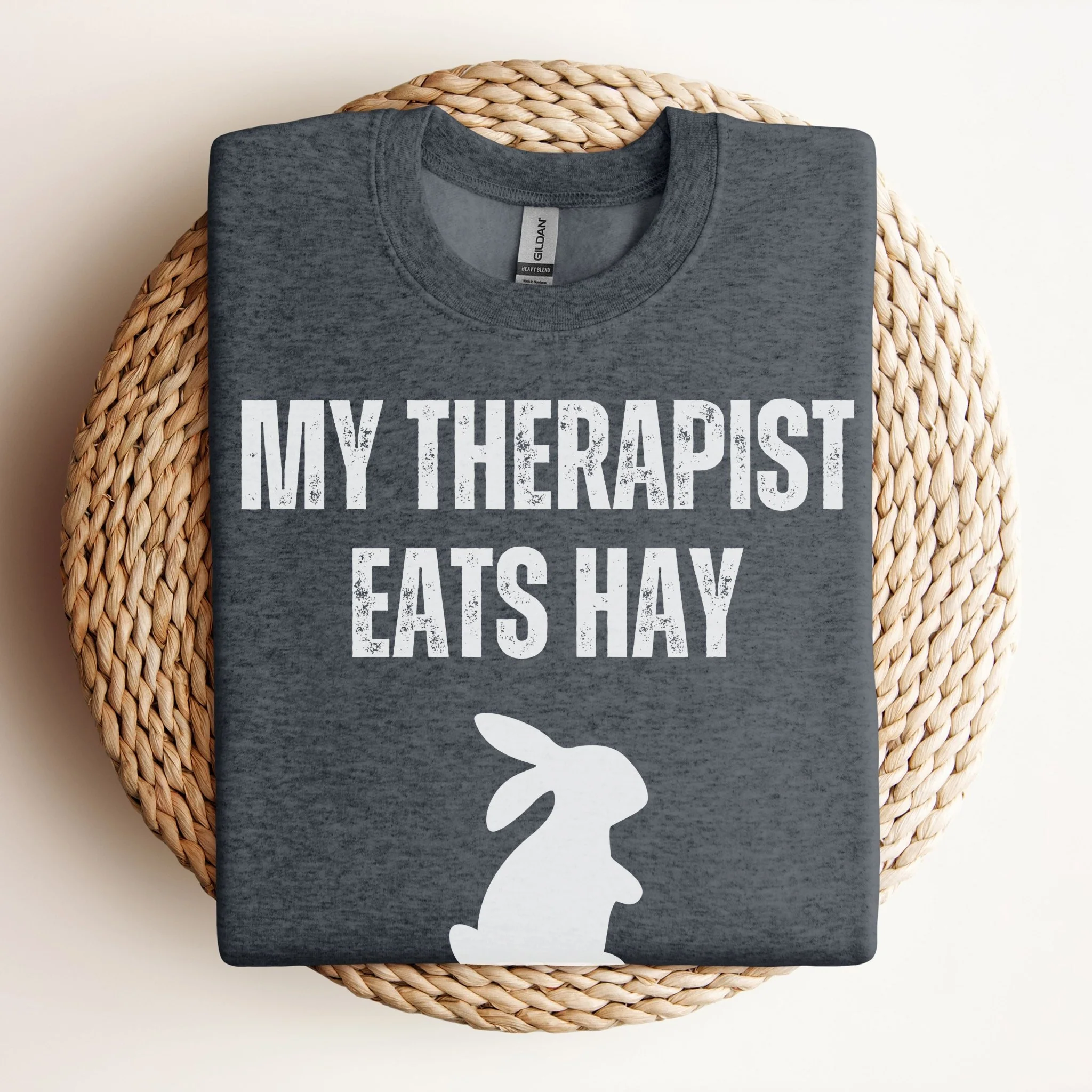 My Therapist Eats Hay Unisex Sweatshirt - Image 6
