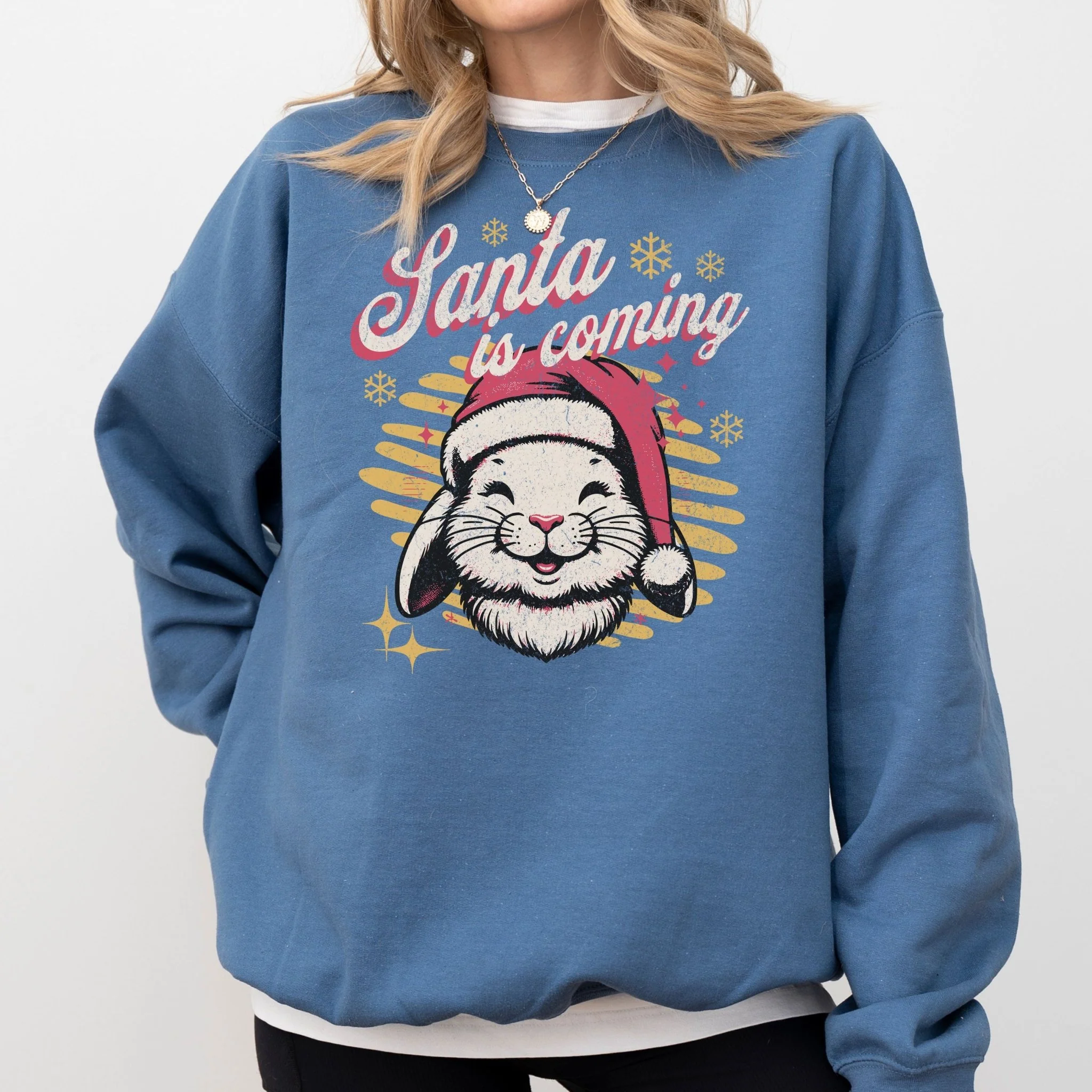 Santa is Coming Unisex Sweatshirt - Image 2
