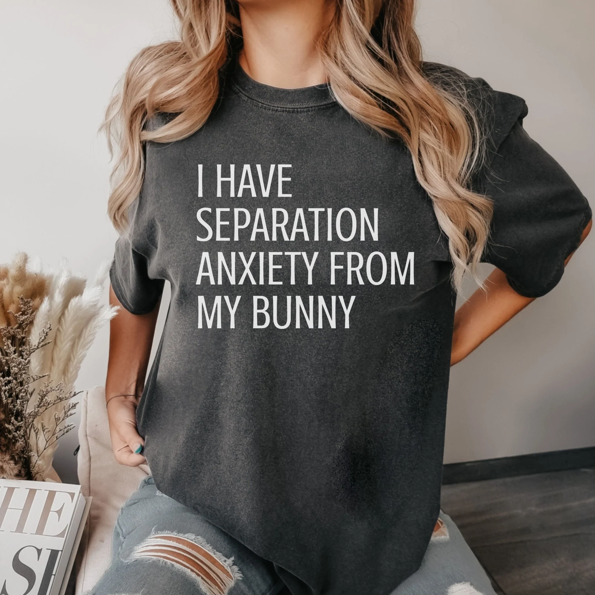 Separation Anxiety Unisex Garment-dyed Heavyweight T-Shirt - Image 3