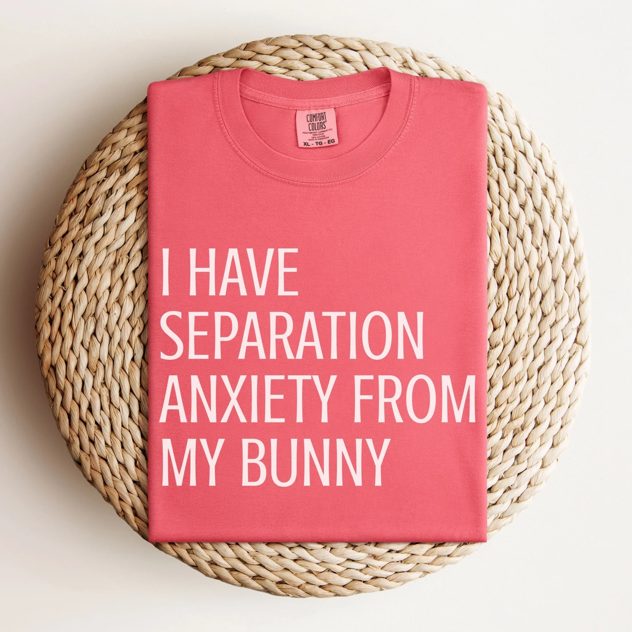 Separation Anxiety Unisex Garment-dyed Heavyweight T-Shirt - Image 8
