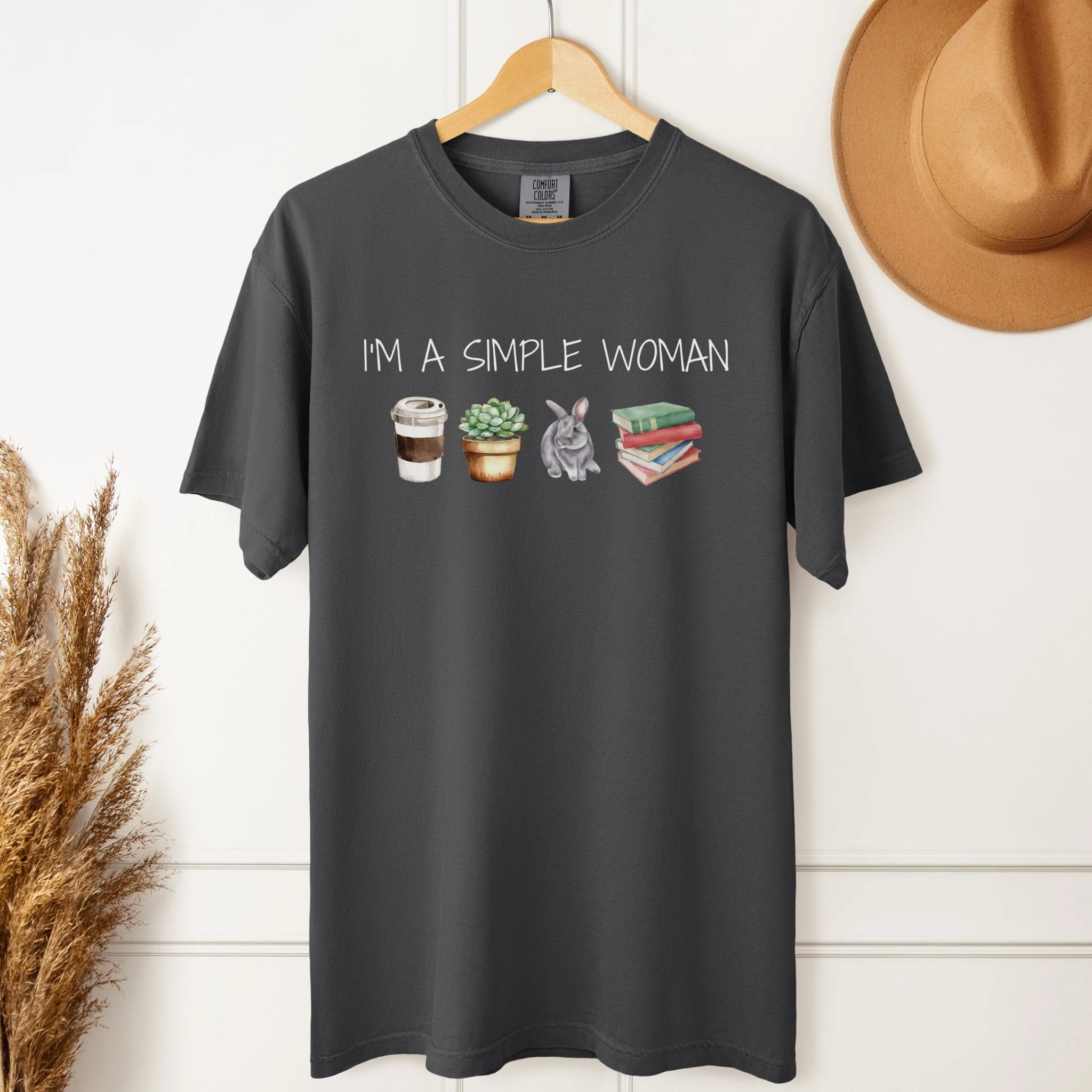 Simple Woman Unisex Garment-dyed Heavyweight T-Shirt - Image 6