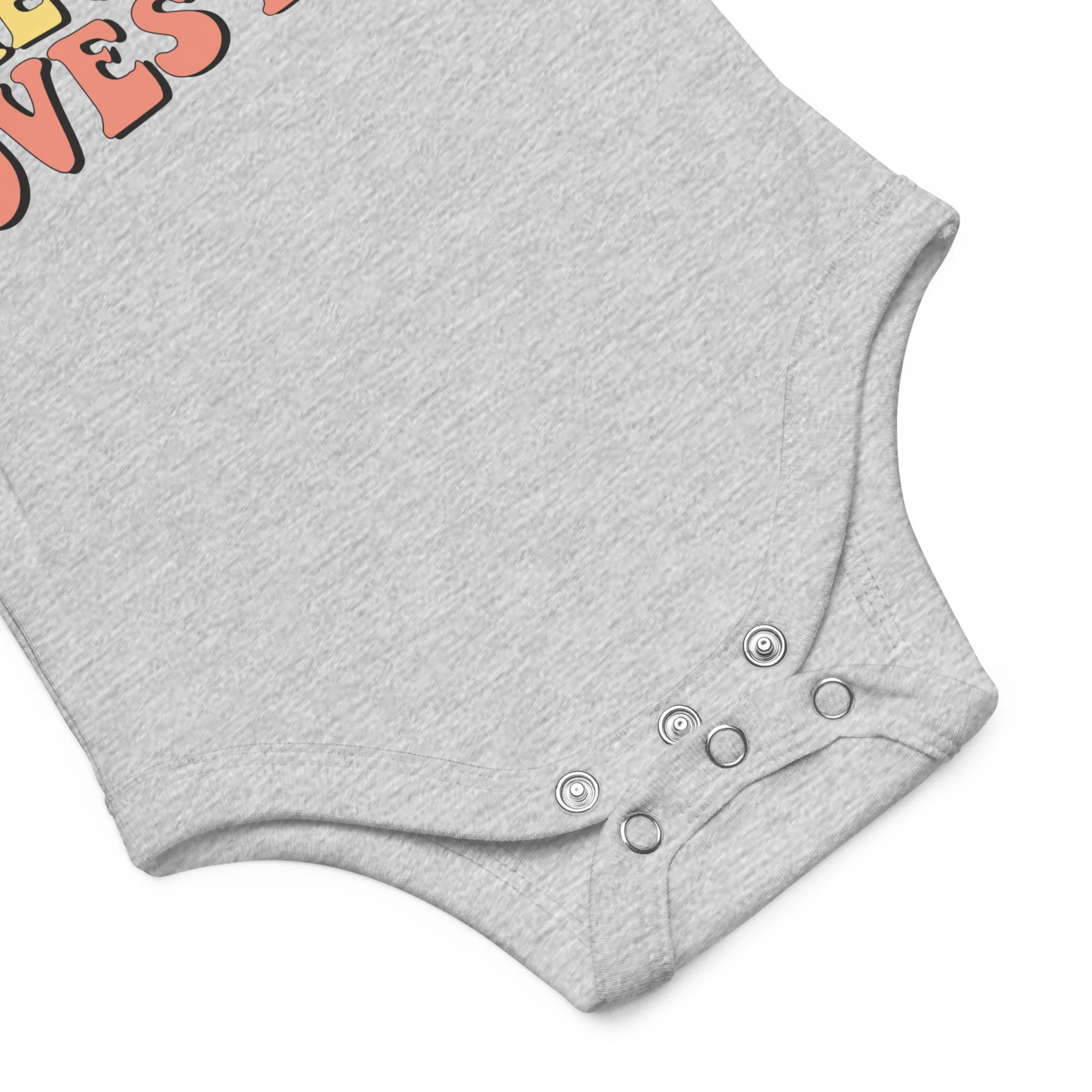 Some Bunny Loves You Baby Short Sleeve One Piece - Image 6
