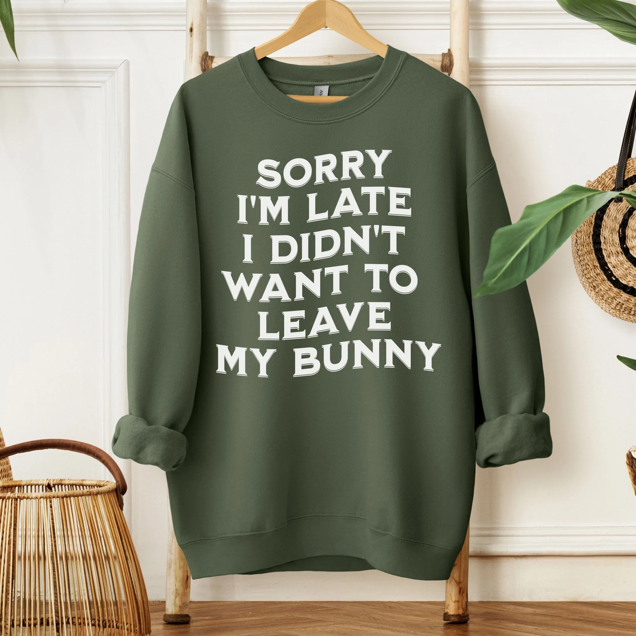 Sorry, I'm Late Unisex Sweatshirt - Image 5