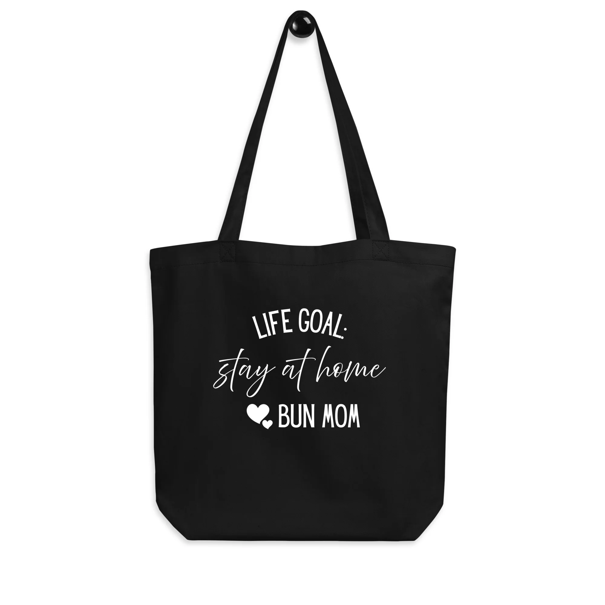 Stay at Home Bun Mom Eco Tote Bag