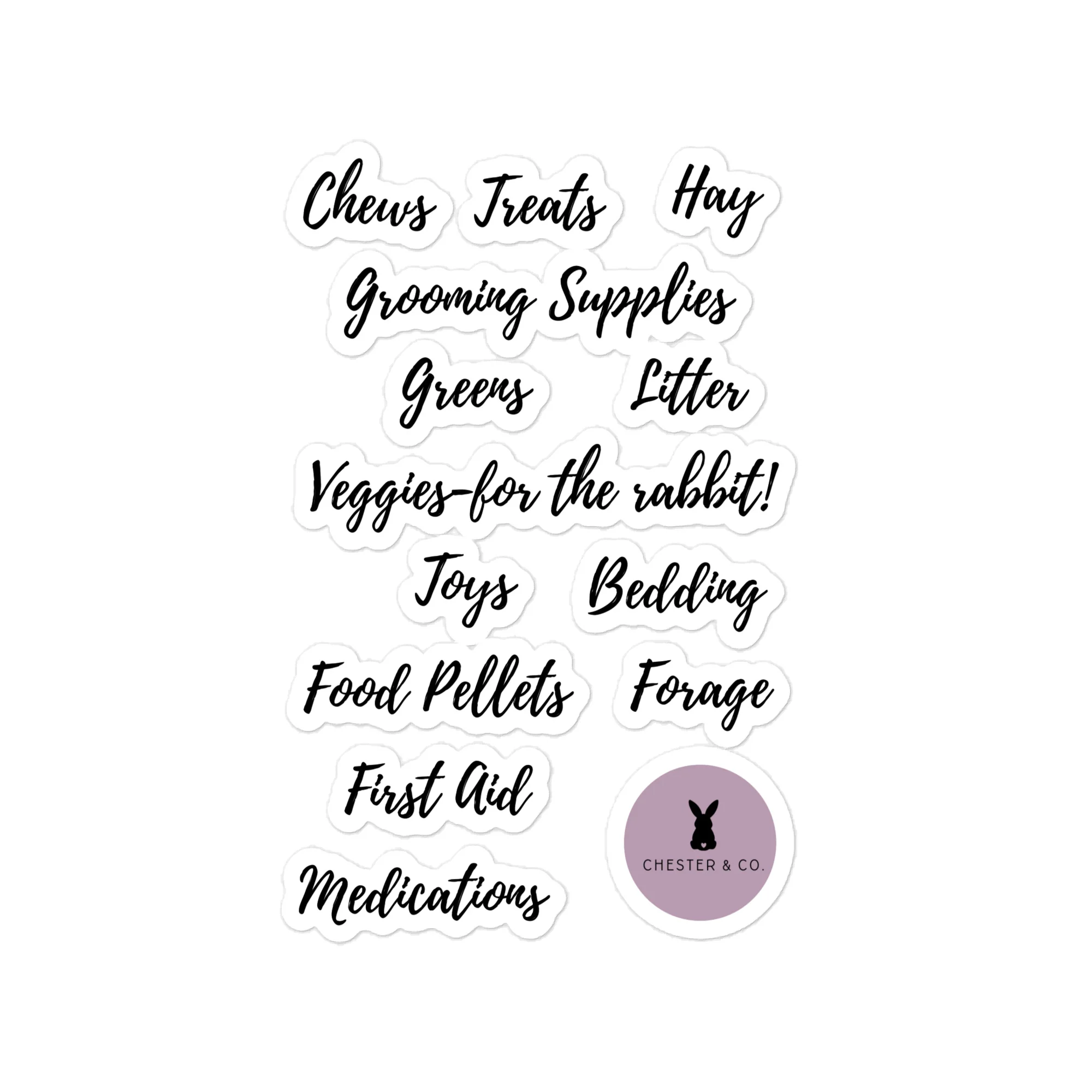 Storage Label Vinyl Decals - Image 3