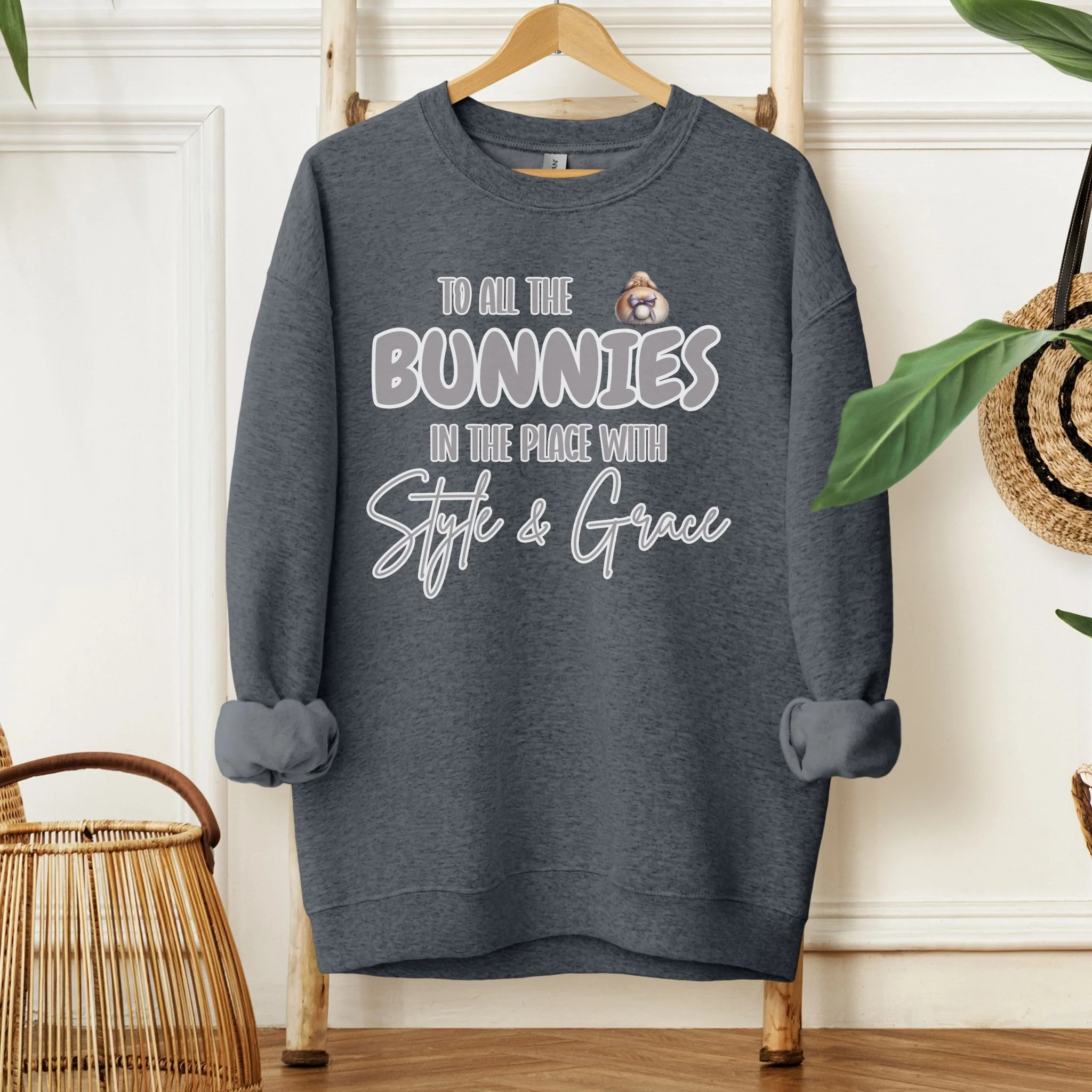 To All the Bunnies with Style and Grace Unisex Sweatshirt - Image 4