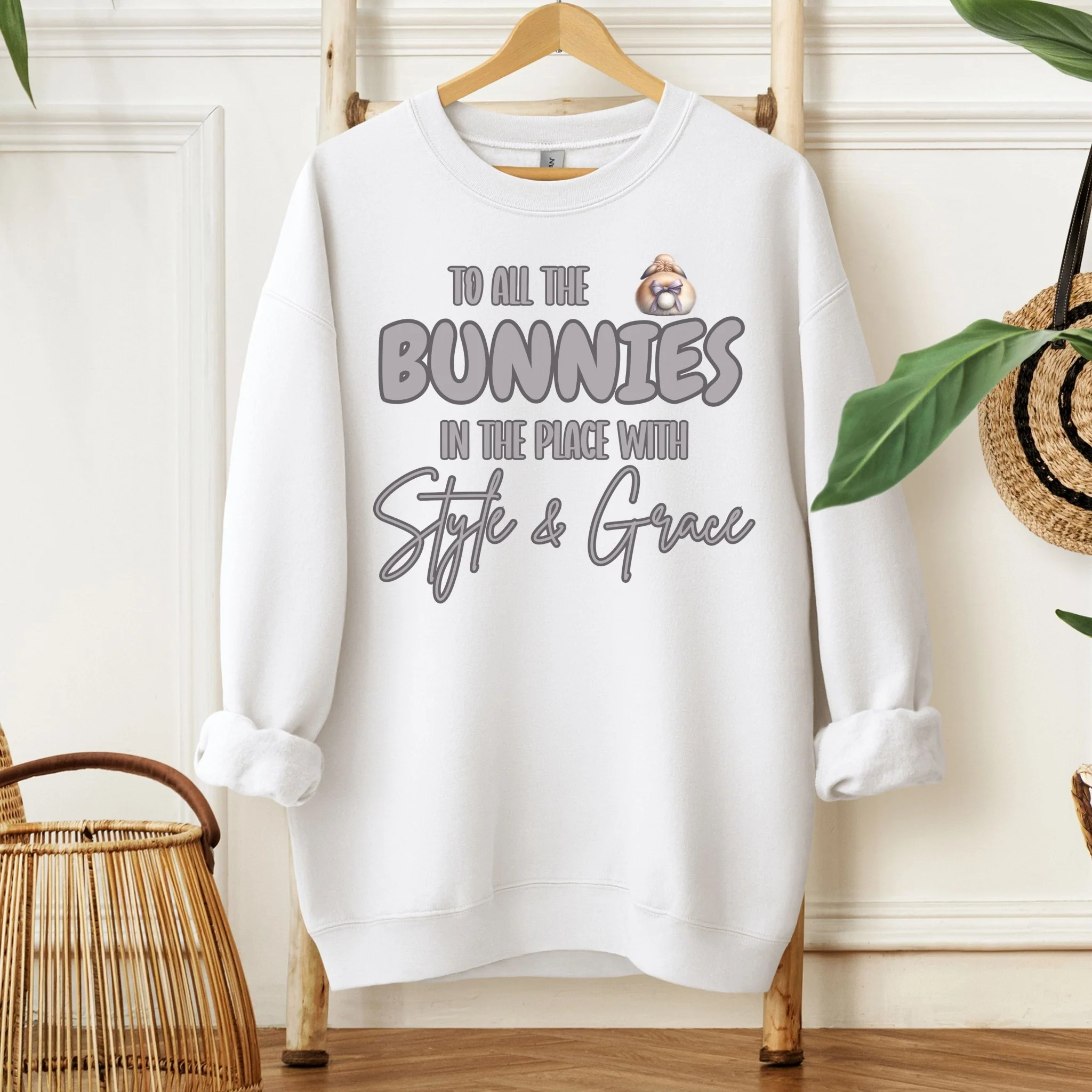 To All the Bunnies with Style and Grace Unisex Sweatshirt - Image 8