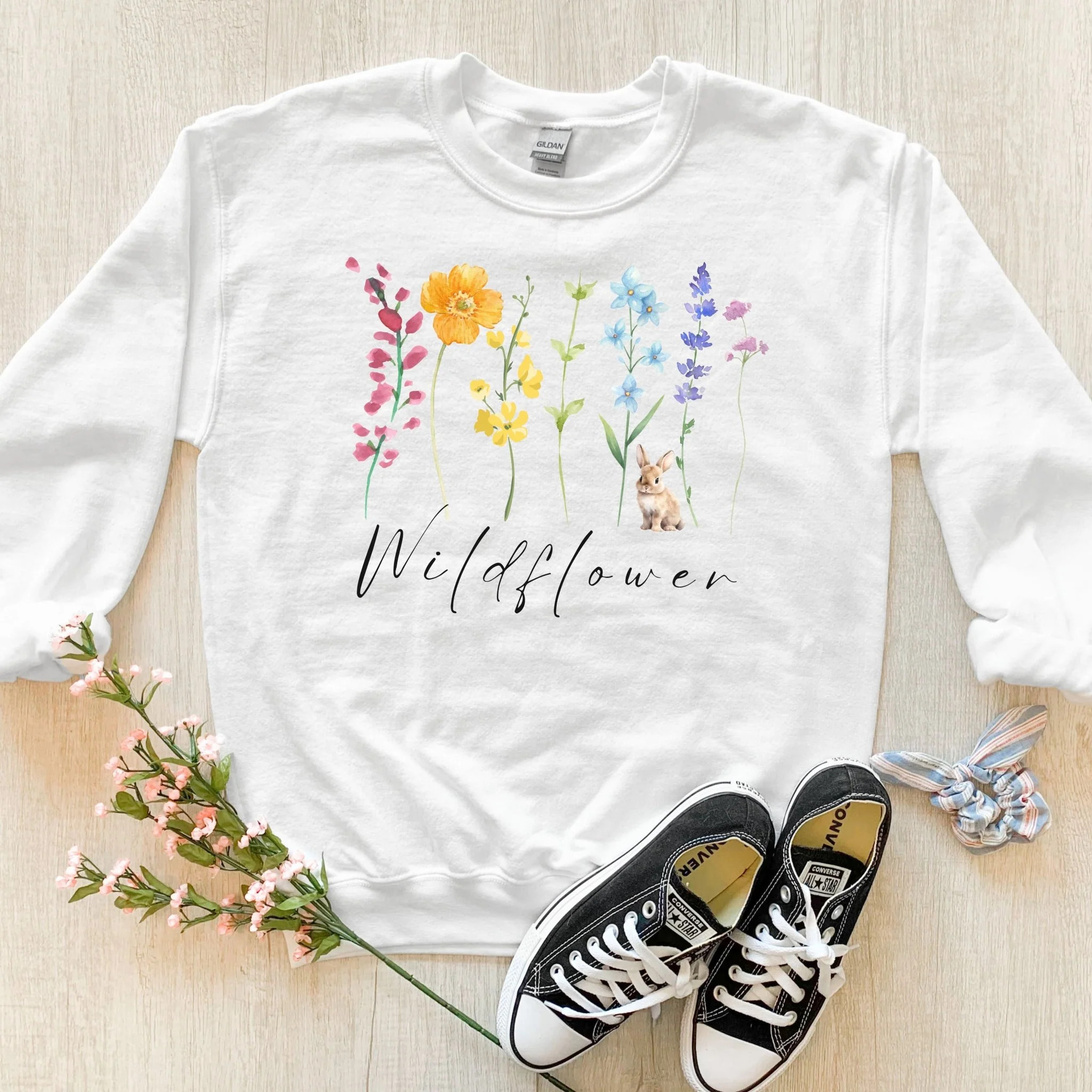 Wildflower Unisex Sweatshirt - Image 4